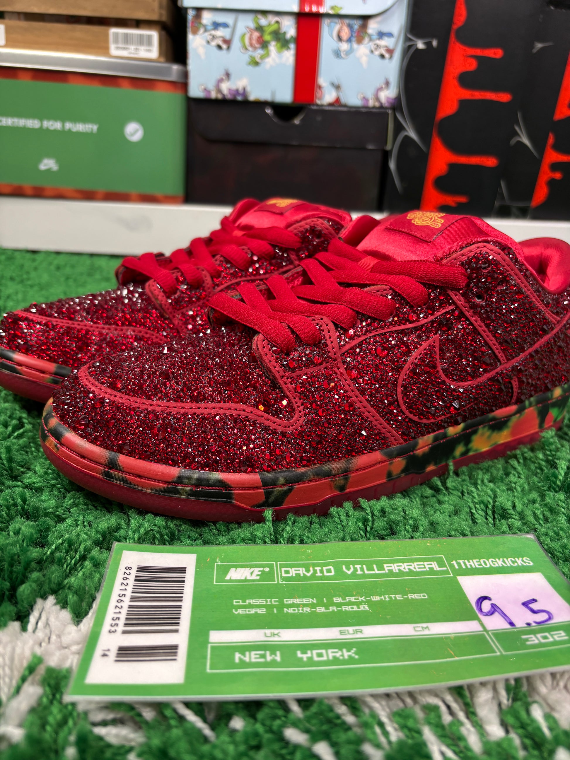 Nike Sb Wizard of Oz Dorthy Custom - Size 9.5