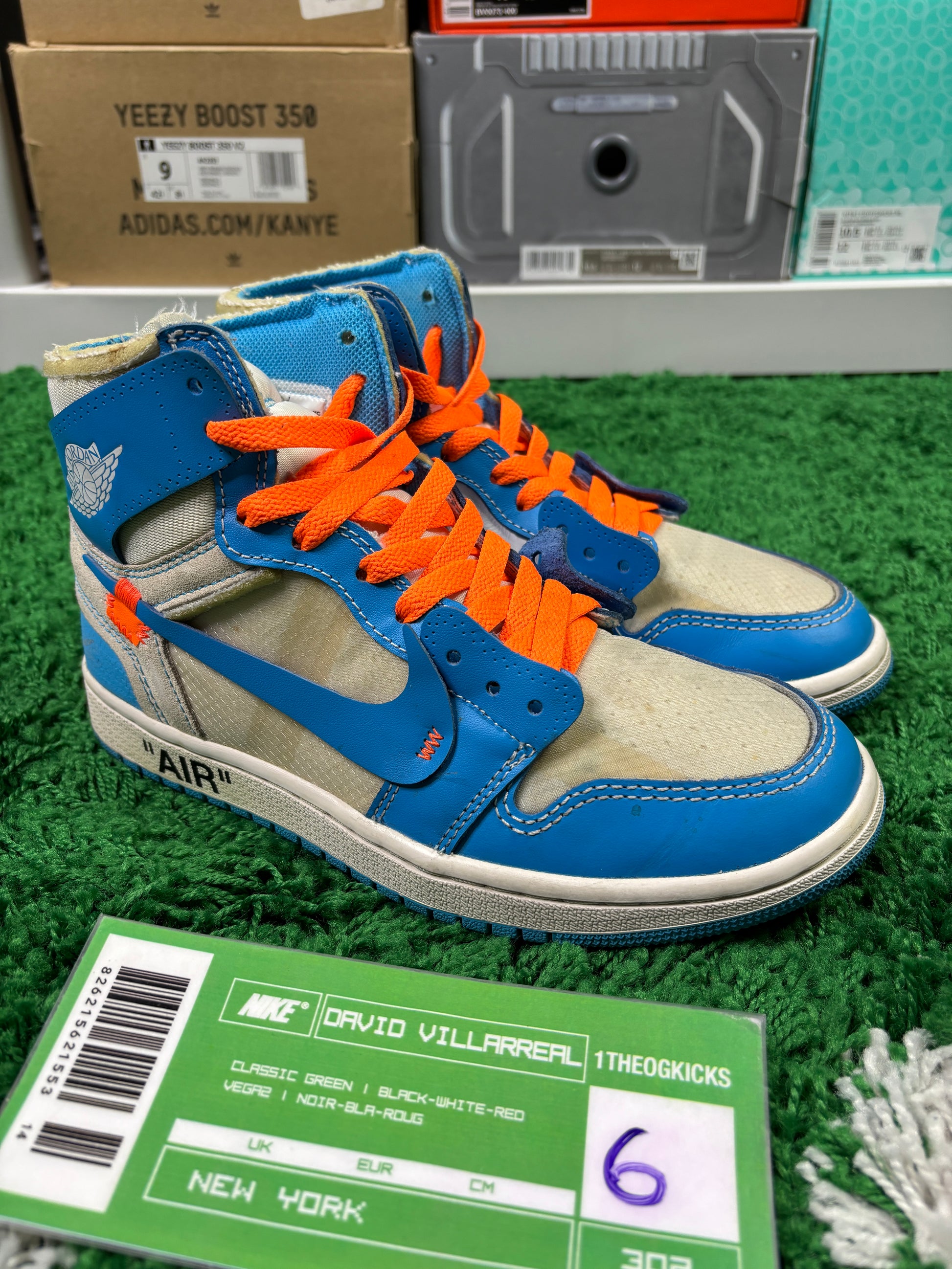 Jordan 1 OFF WHITE UNC- size 6