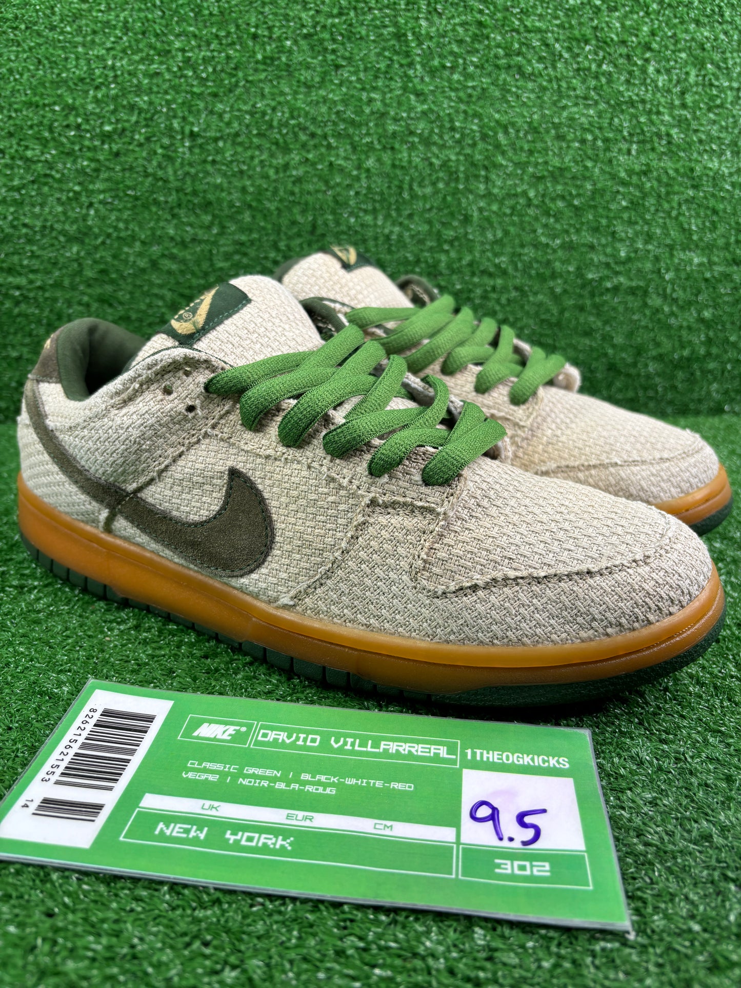 Nike Sb Bonsai Hemp - Size 9.5