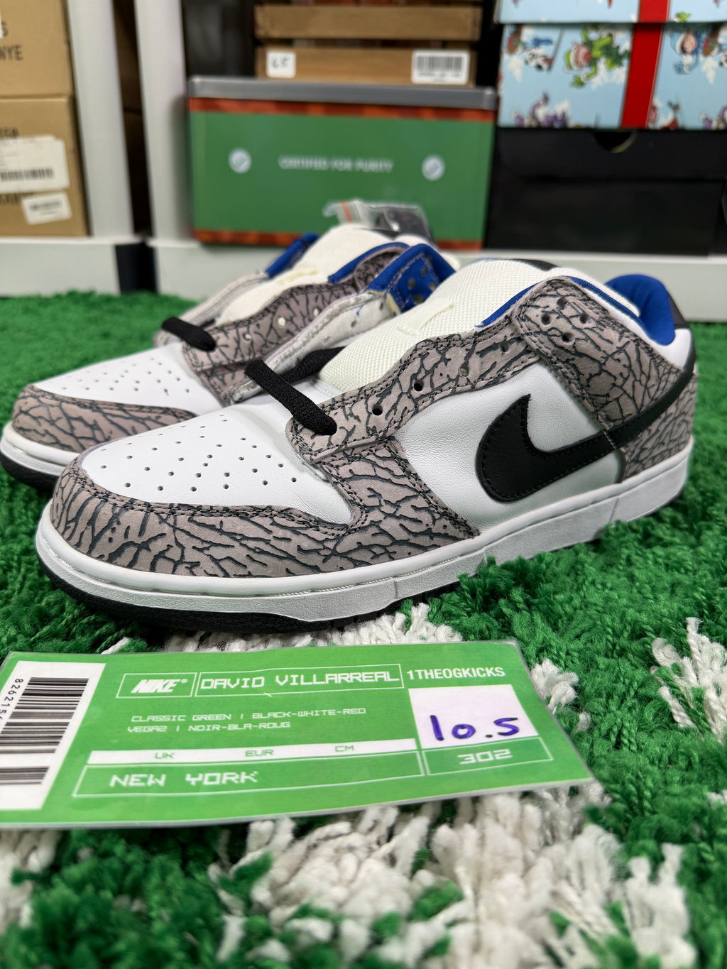 Nike Sb White Supreme Lows - Size 10.5