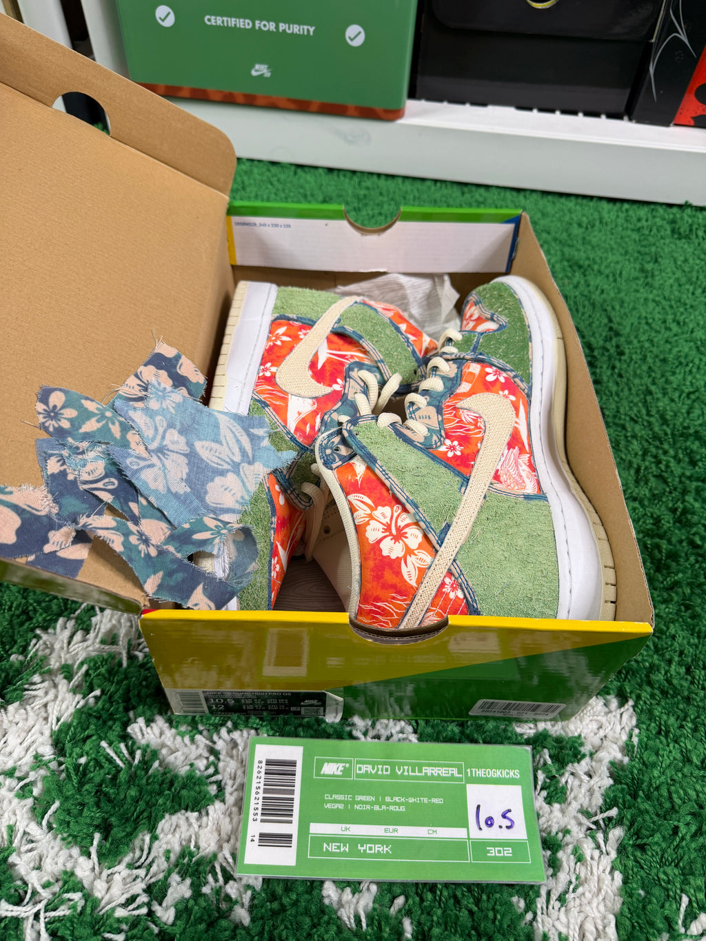 Nike Sb Hawaii High *Carved* - Size 10.5