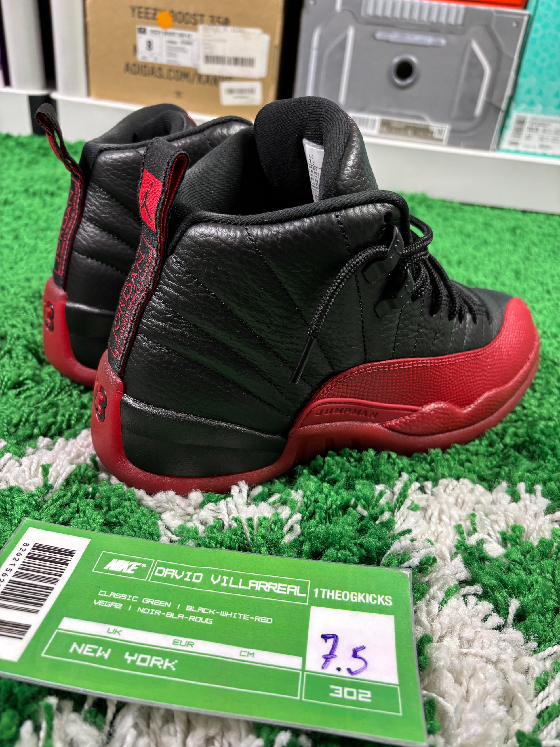 Jordan 12 Flu Game - Size 7.5