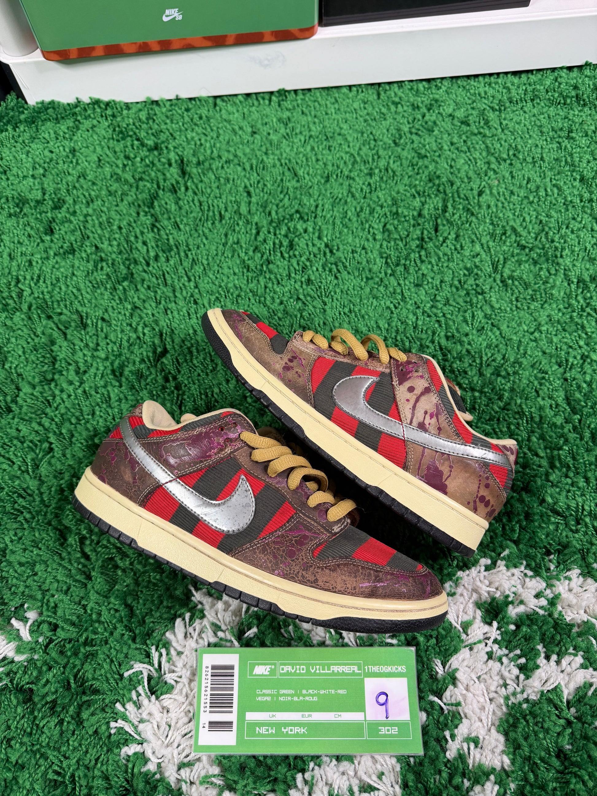 Nike Sb Freddy Krueger's - Size 9