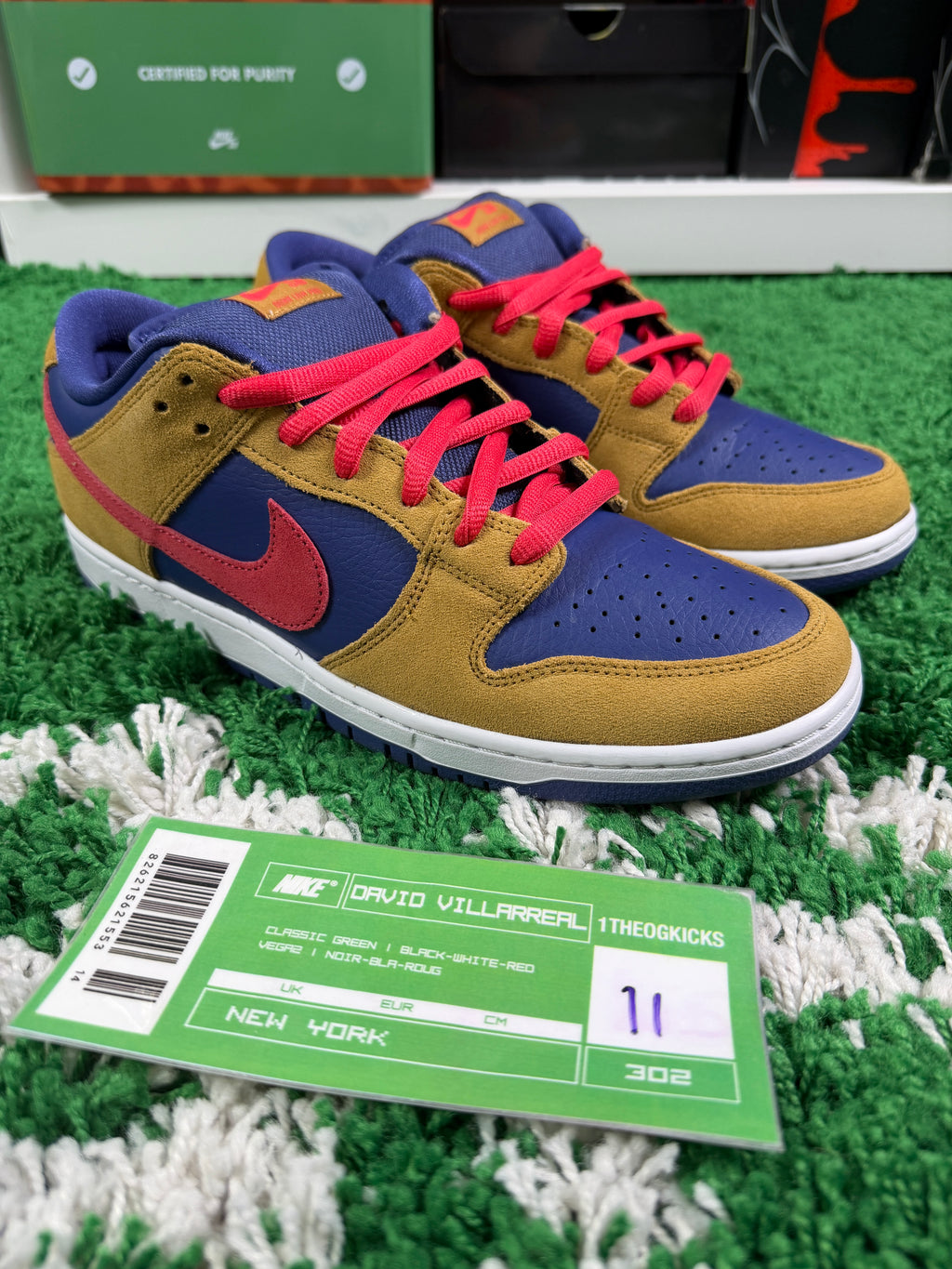 Nike Sb Reverse Papa Bear Lows - Size 11