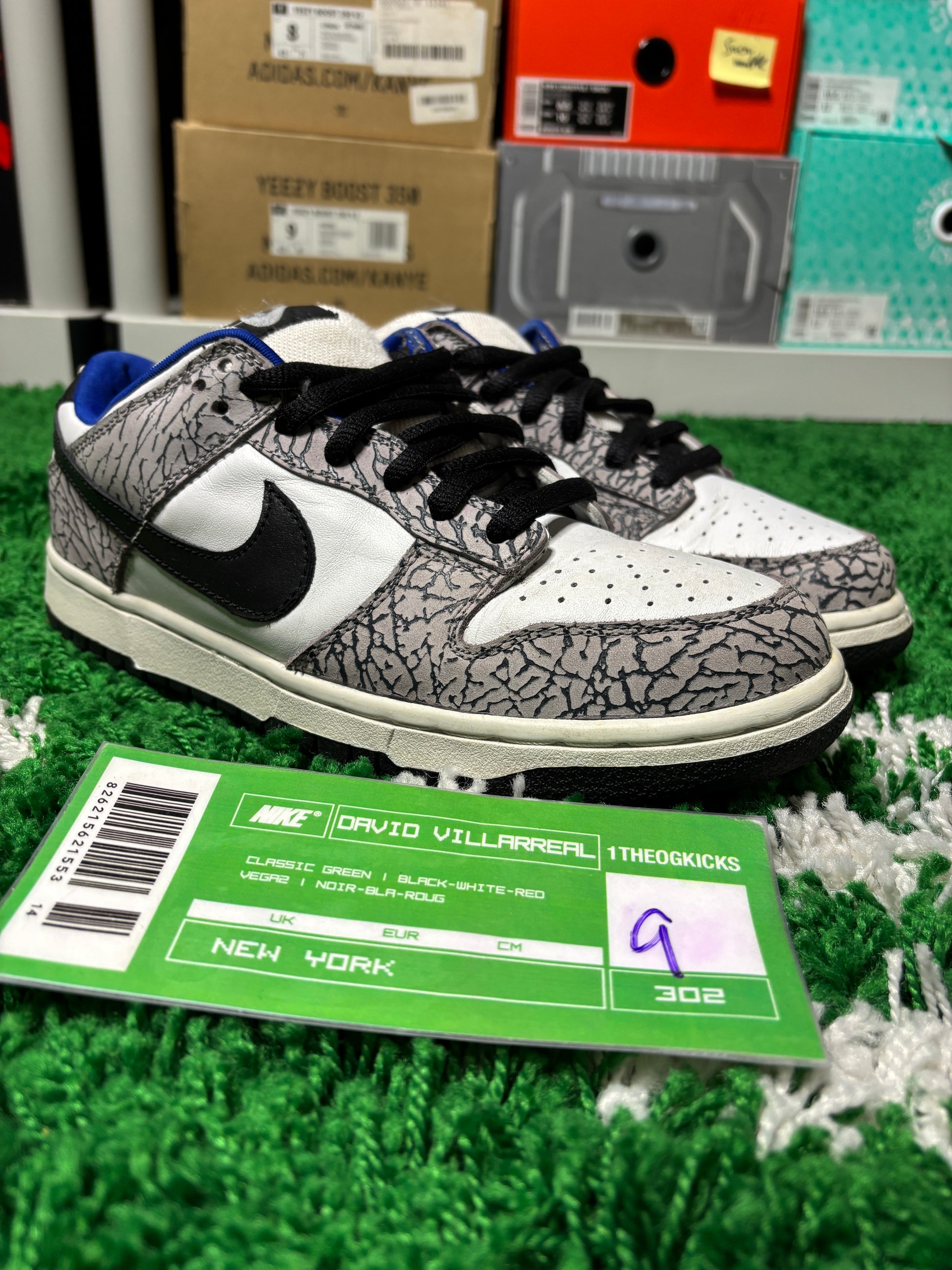 Nike Sb White Supreme Low - Size 9