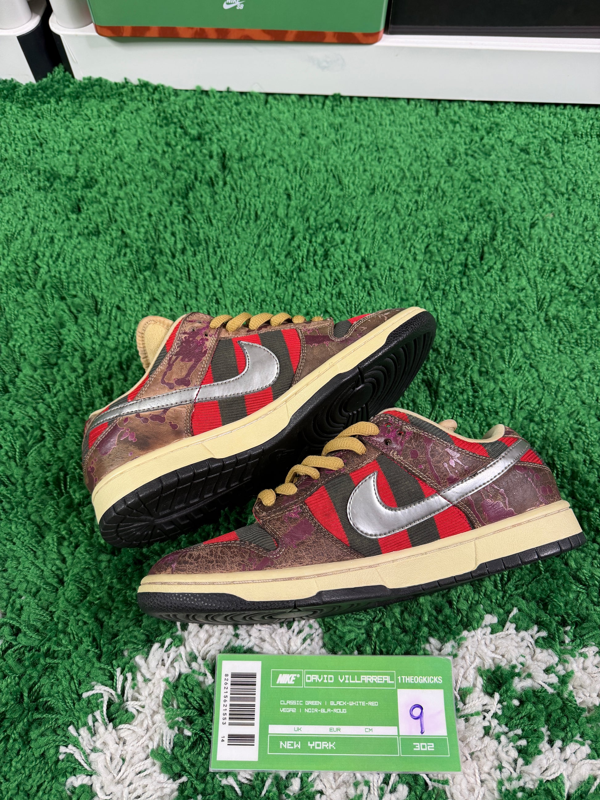 Nike Sb Freddy Krueger's - Size 9
