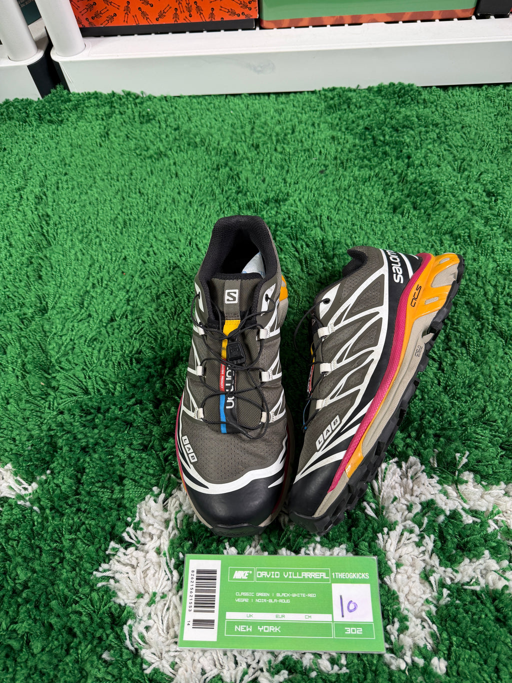 Salomon XT-6 RECUT Beluga Russet Orange - Size 10