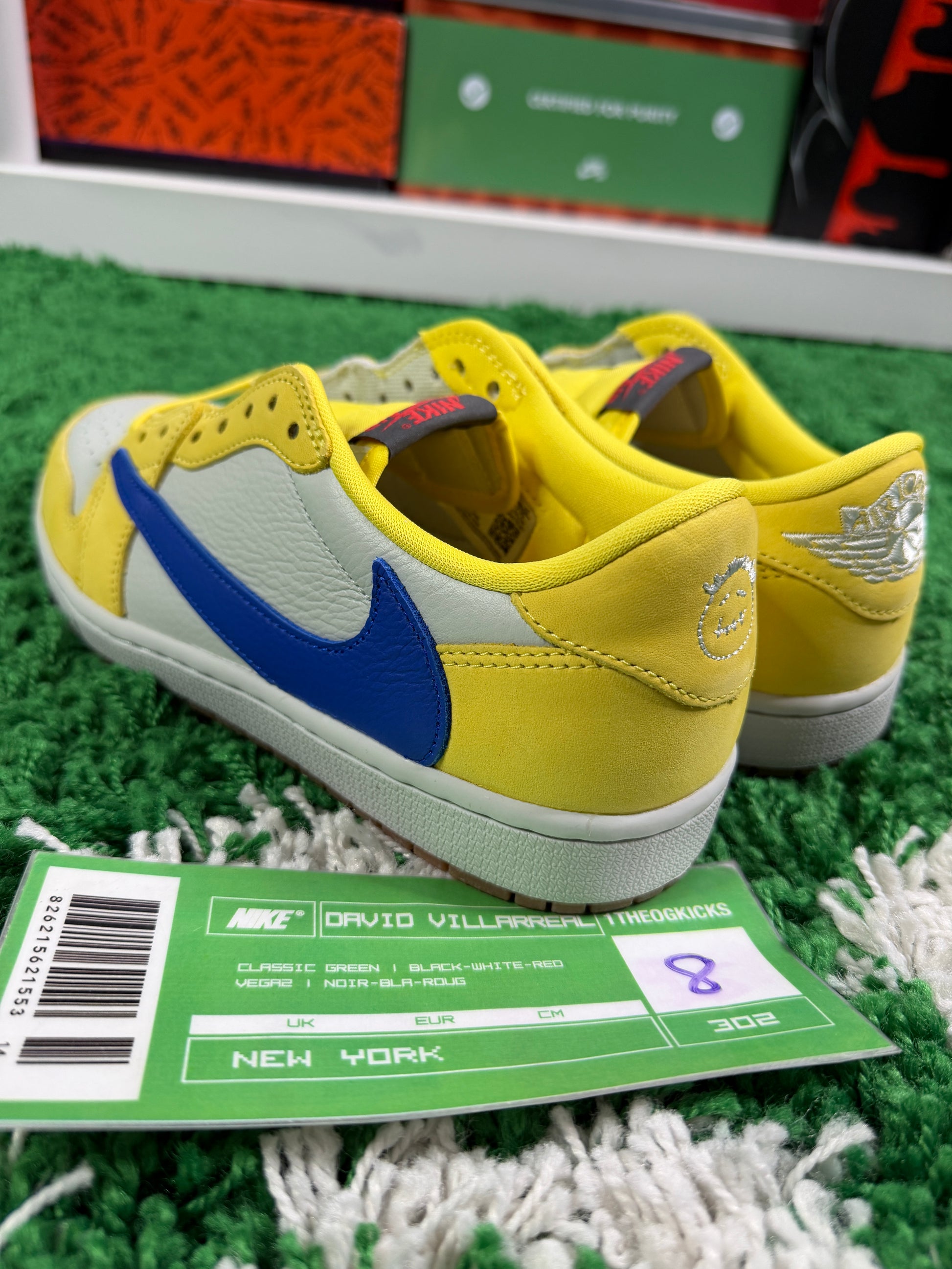 Jordan 1 Canary - Size 8