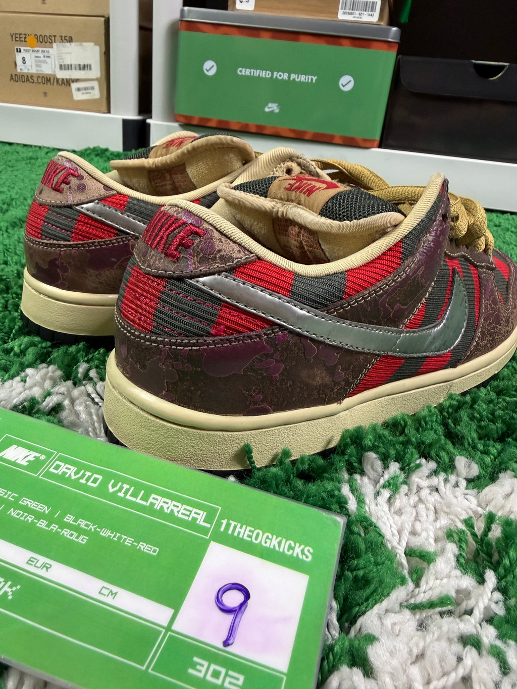 Nike Sb Freddy Krueger's - Size 9