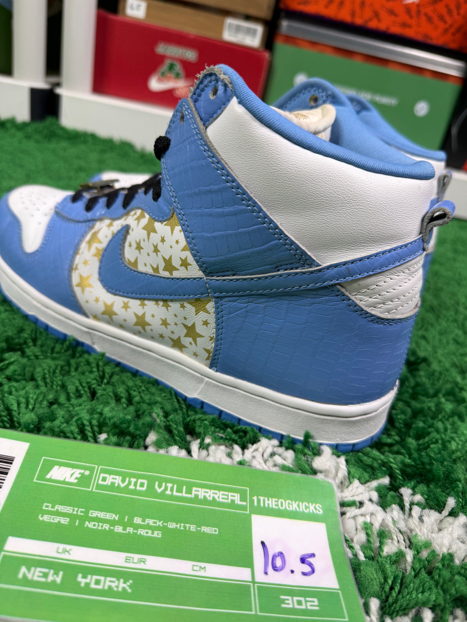 Nike Sb Blue Supreme High - Size 10.5