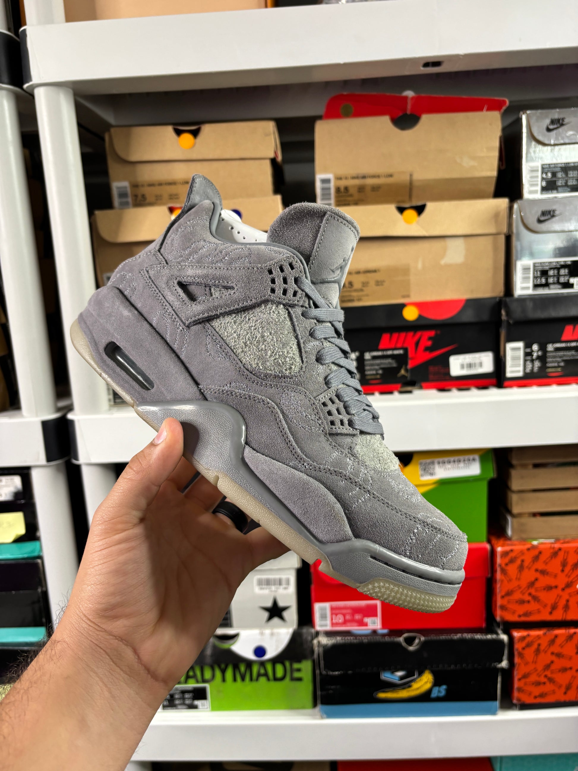 Jordan 4 Kaws Grey - Size 9