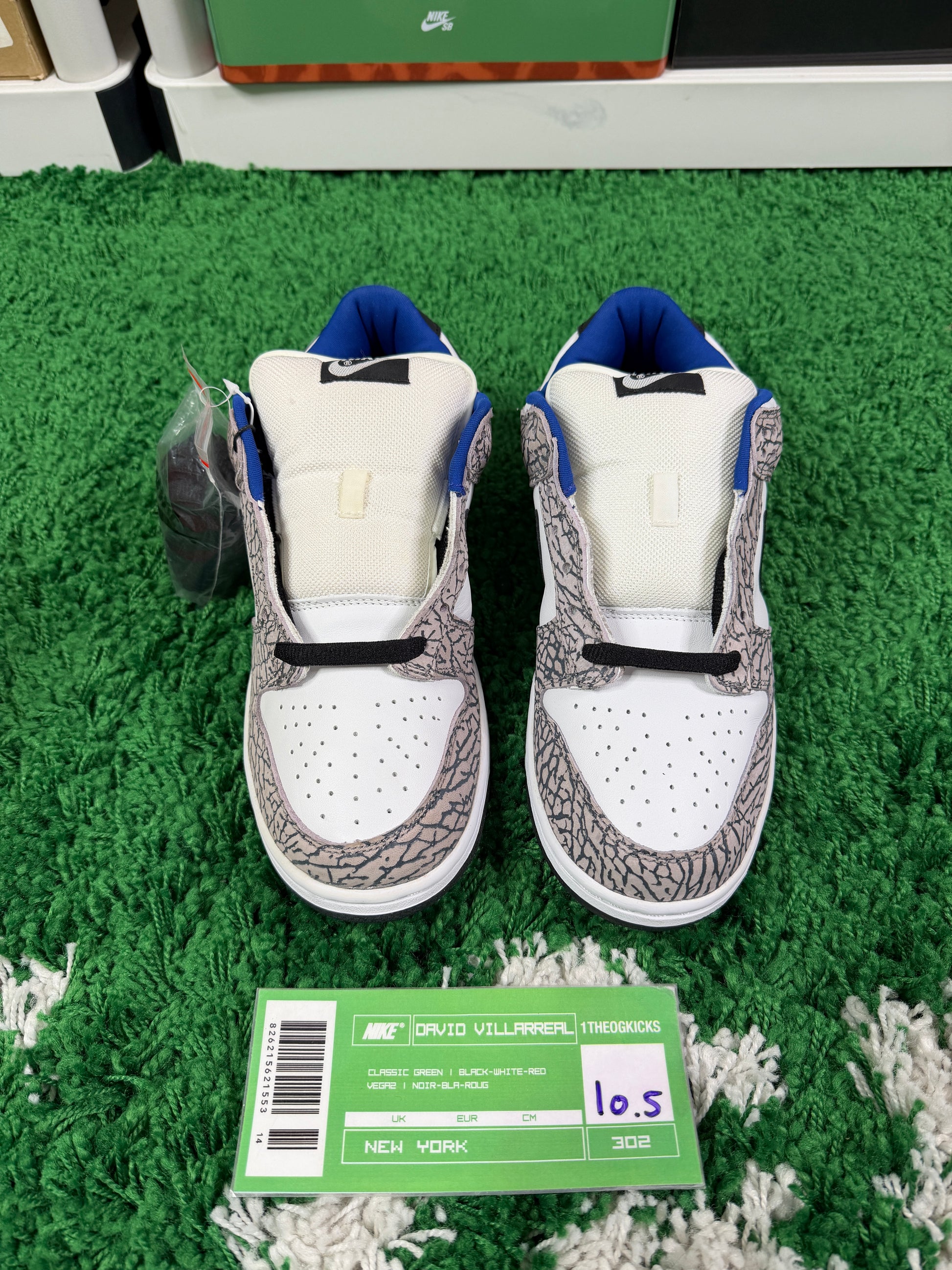 Nike Sb White Supreme Lows - Size 10.5