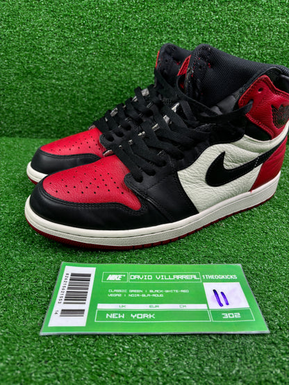 Air Jordan 1 Bred Toe - Size 11