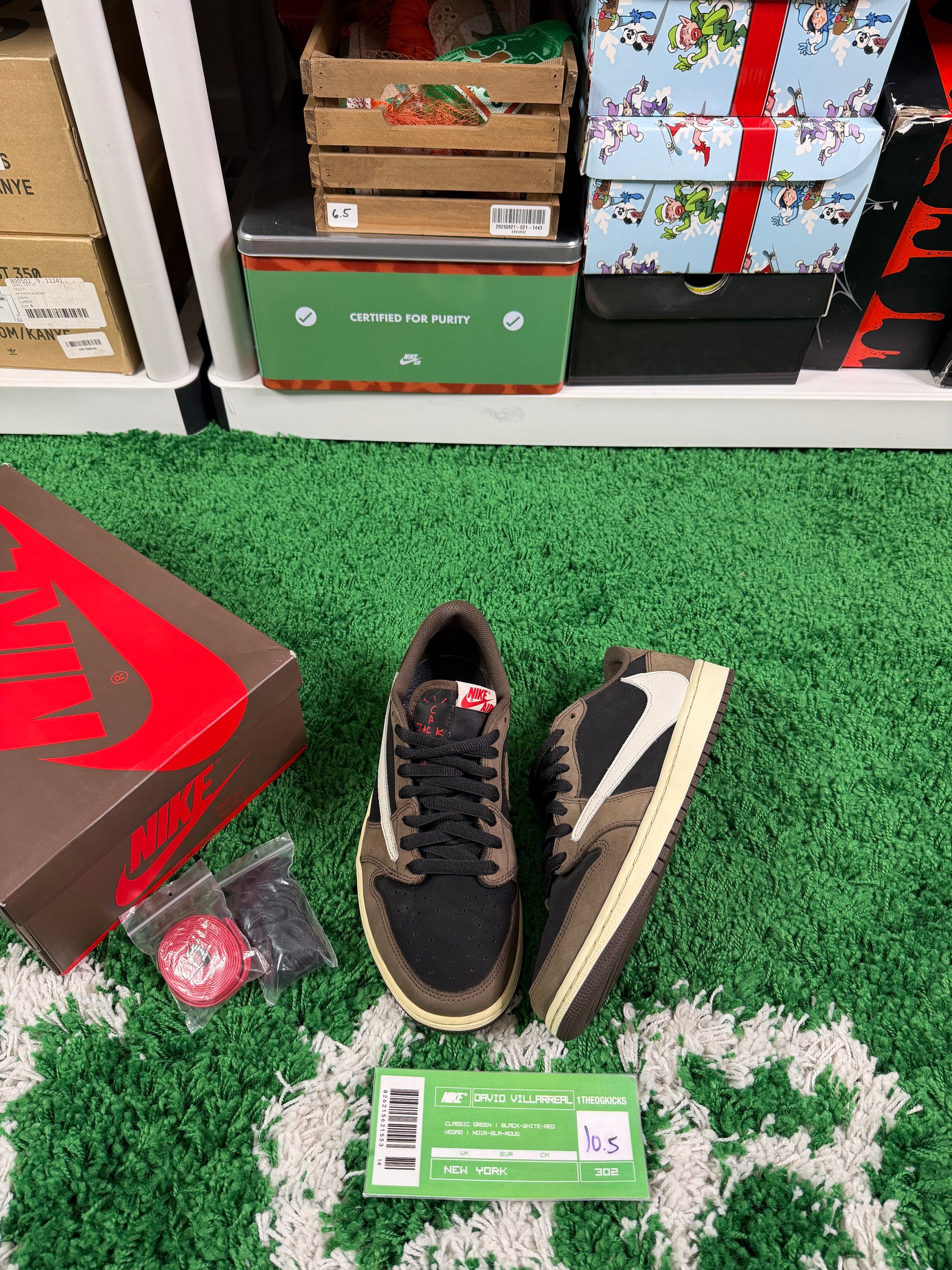 Air Jordan 1 Travis Mocha - Size 10.5