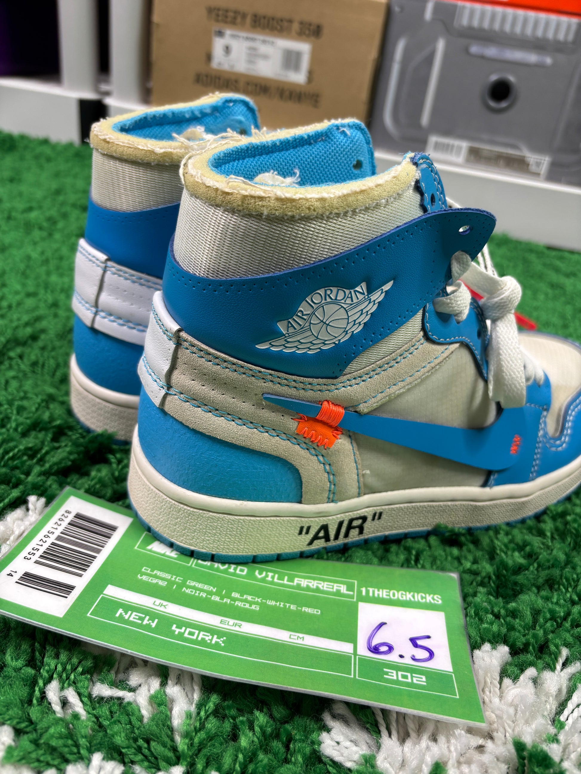 Jordan 1 OFF WHITE UNC- size 6.5