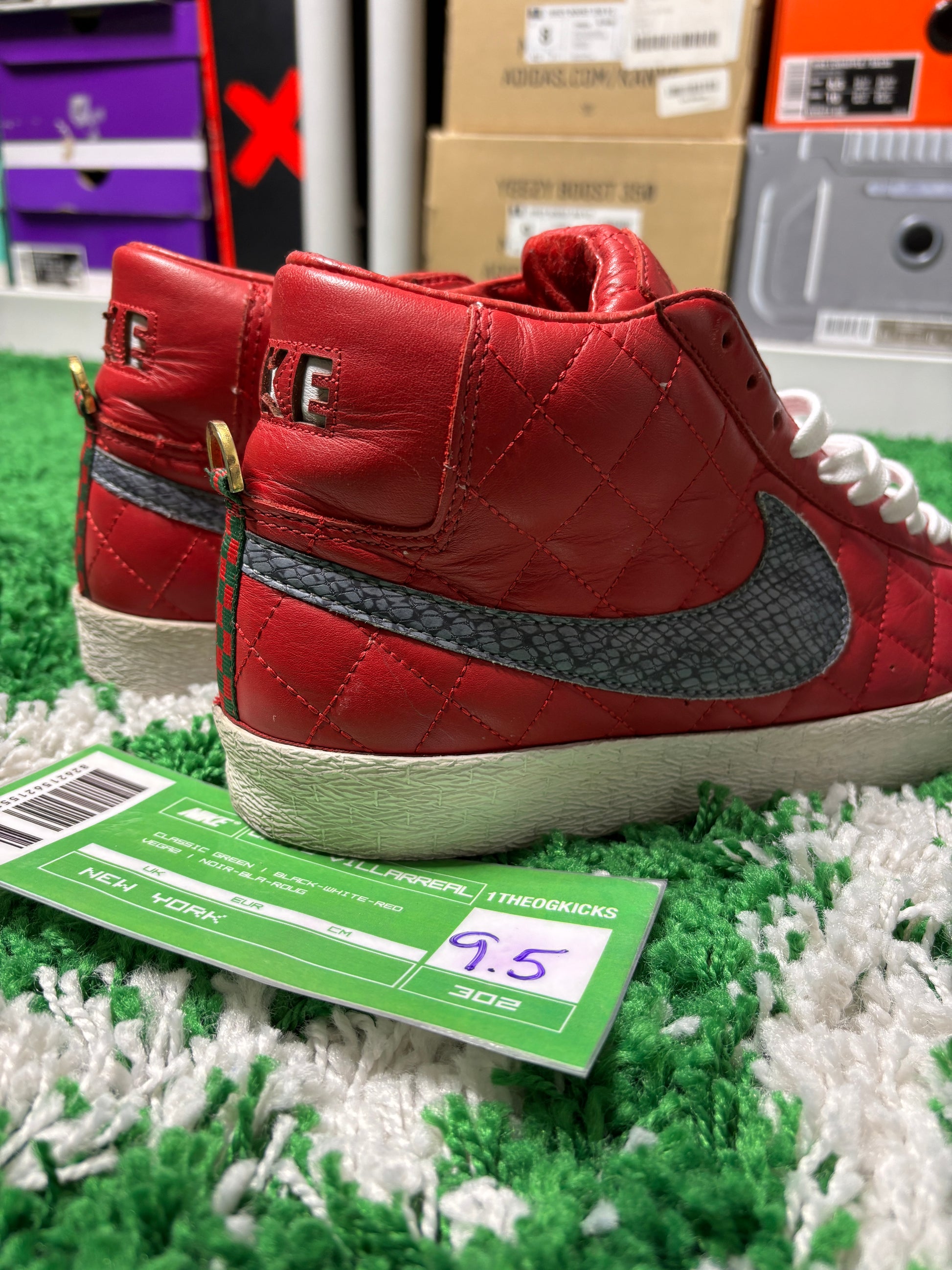 Nike Sb Red Supreme Blazer - Size 9.5