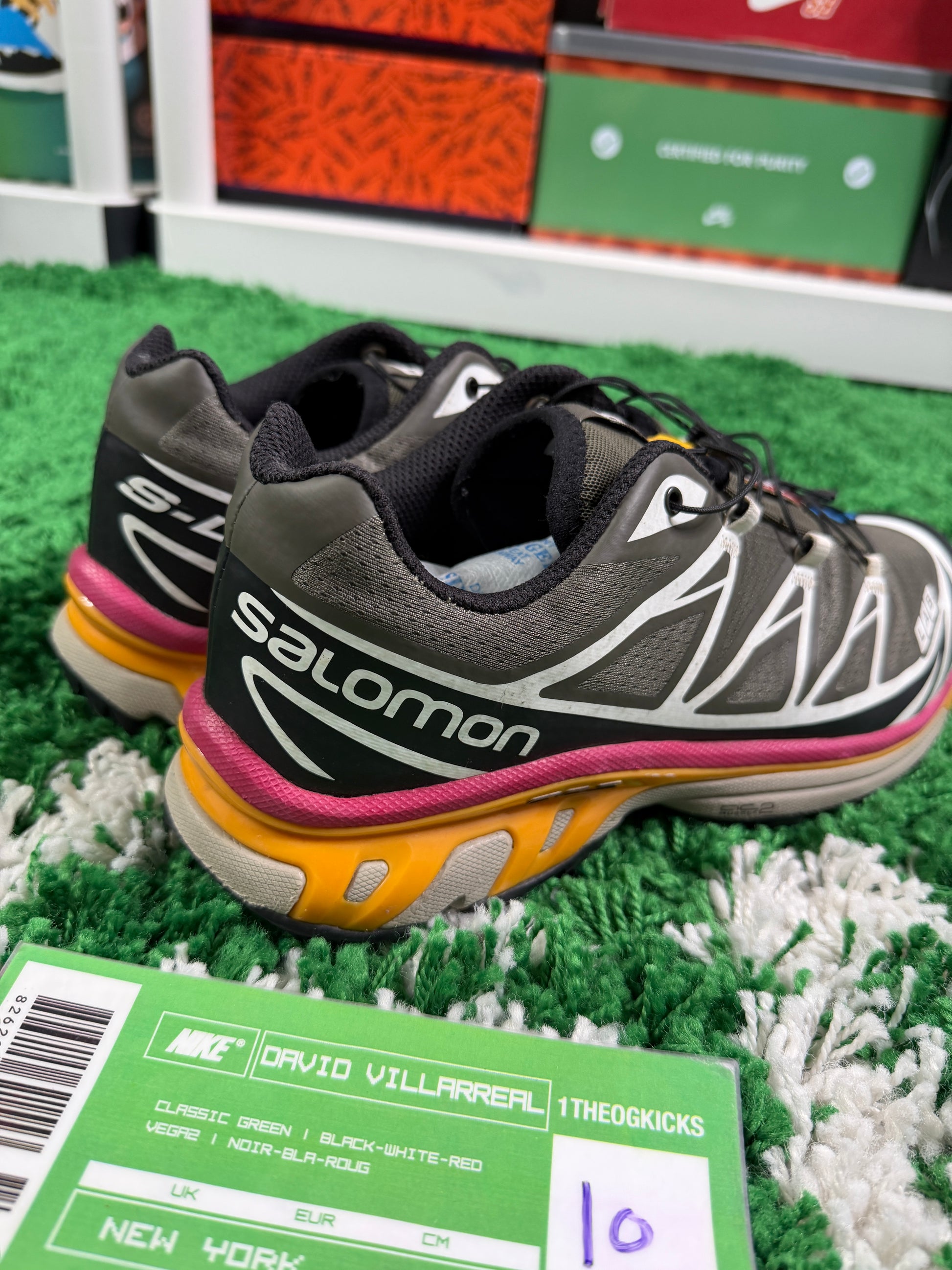 Salomon XT-6 RECUT Beluga Russet Orange - Size 10