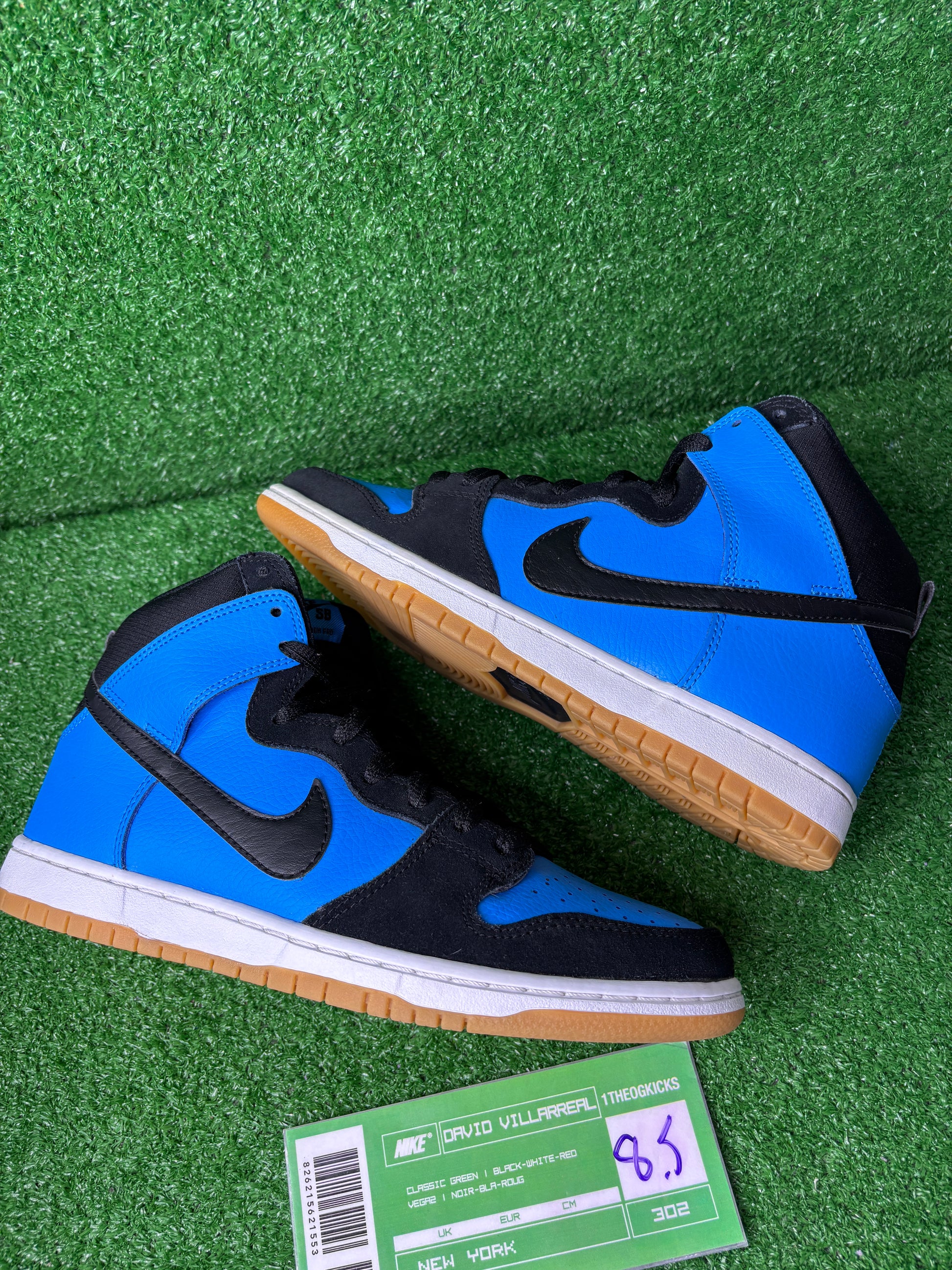 Nike Sb Blue Fury Highs - Size 8.5