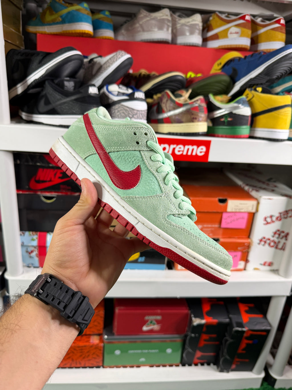Nike Sb Green Mint Red - Size 9