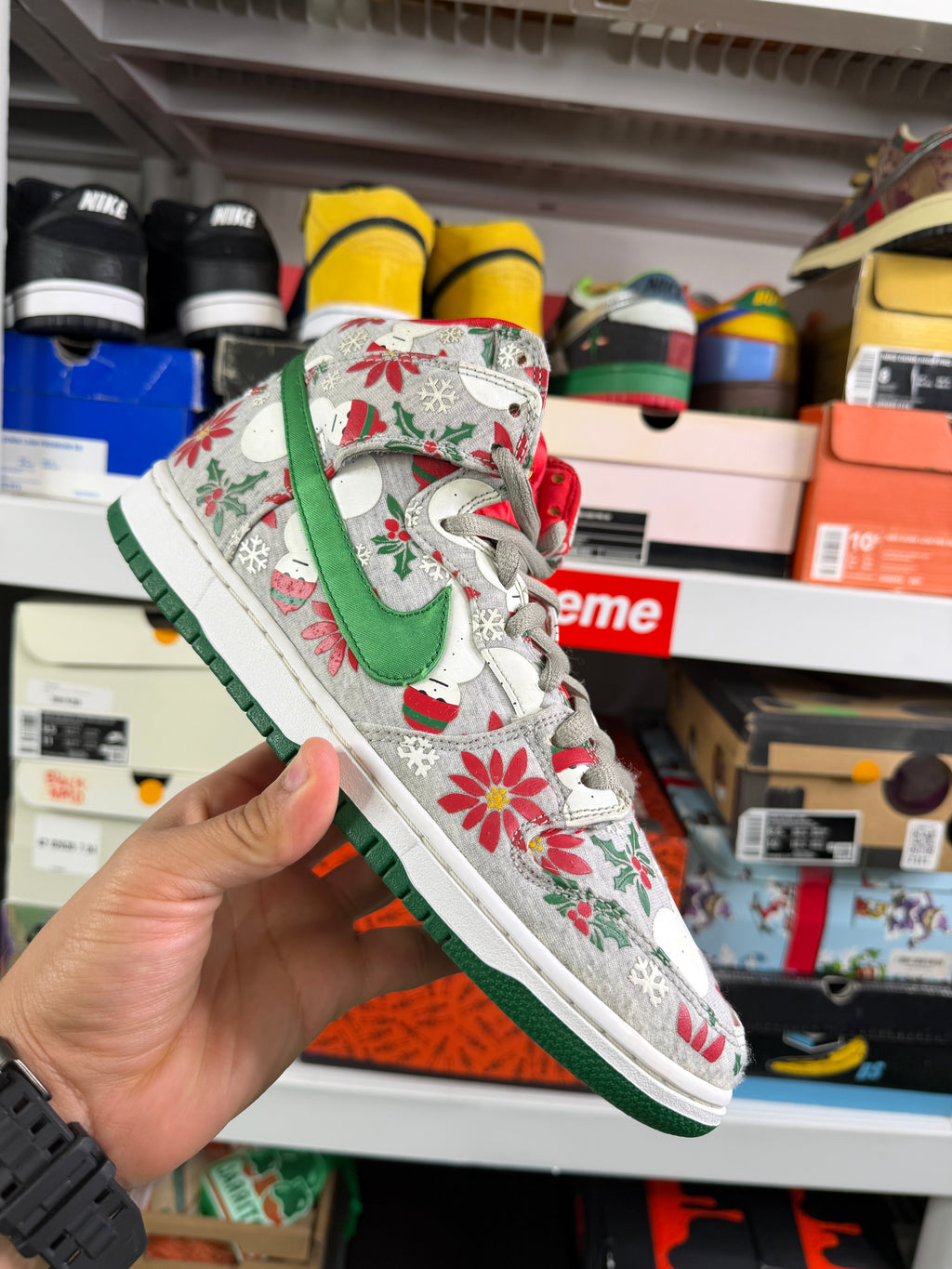 Nike Sb Ugly Sweaters Grey - Size 10