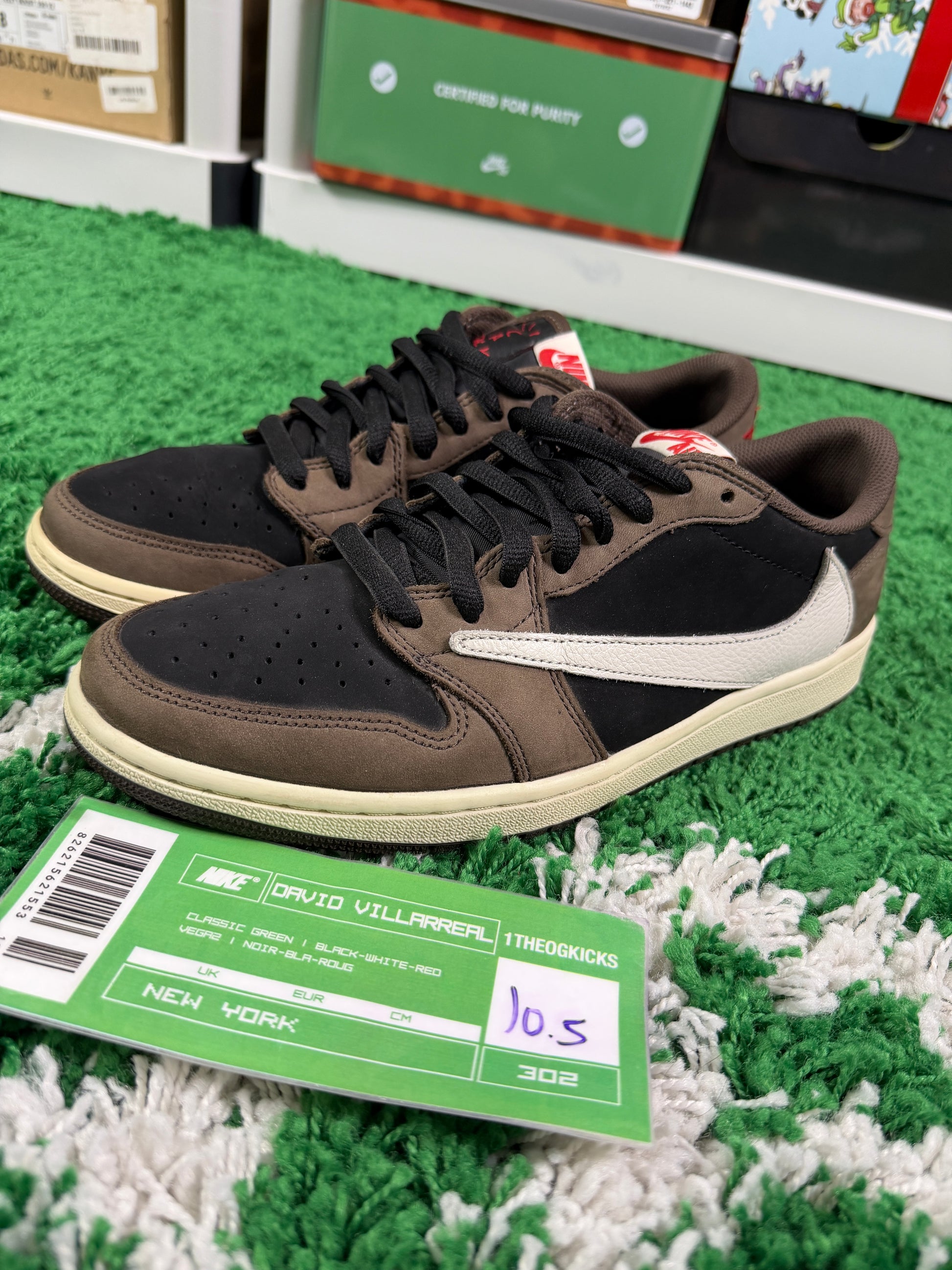 Air Jordan 1 Travis Mocha - Size 10.5