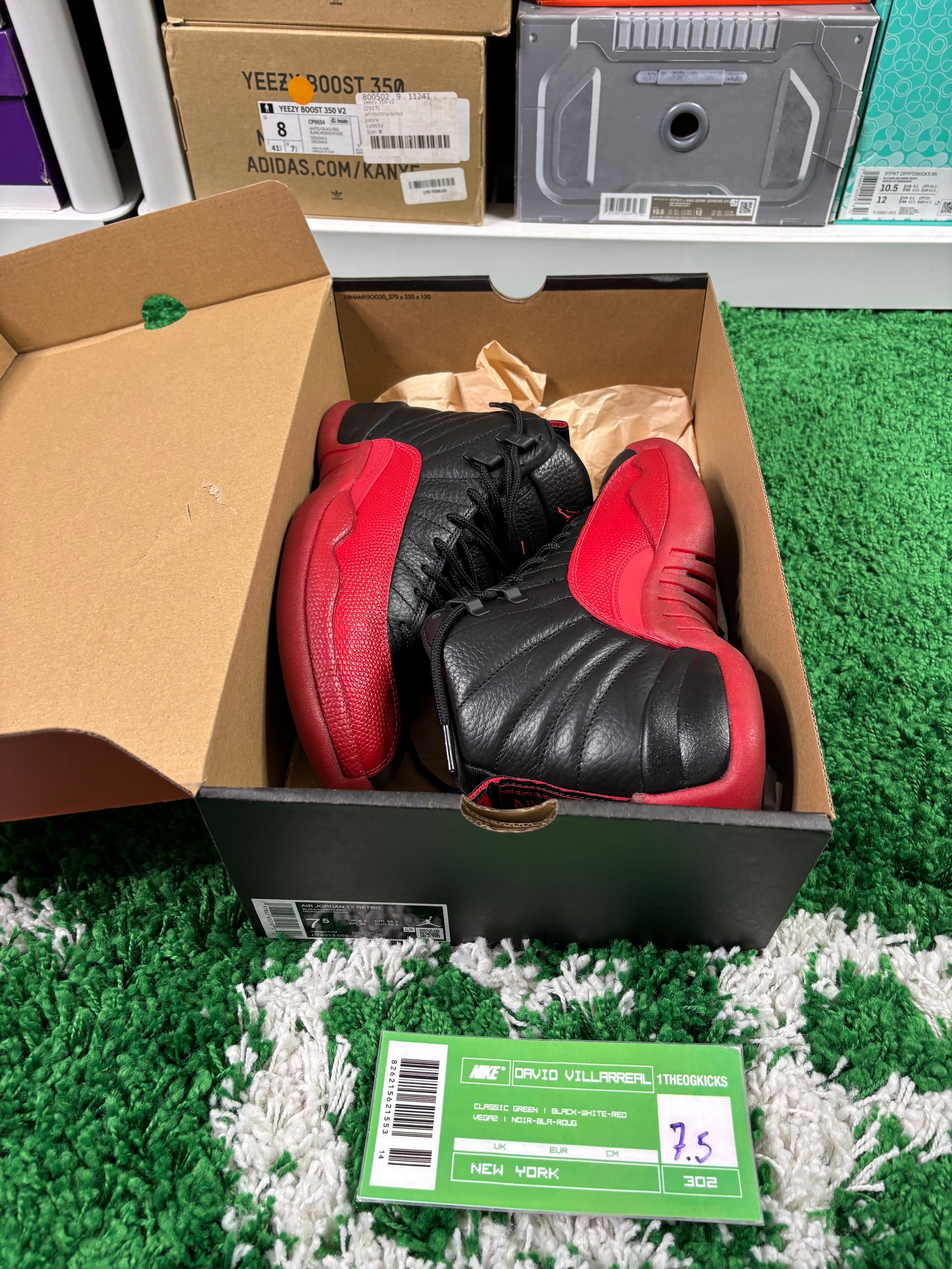 Jordan 12 Flu Game - Size 7.5