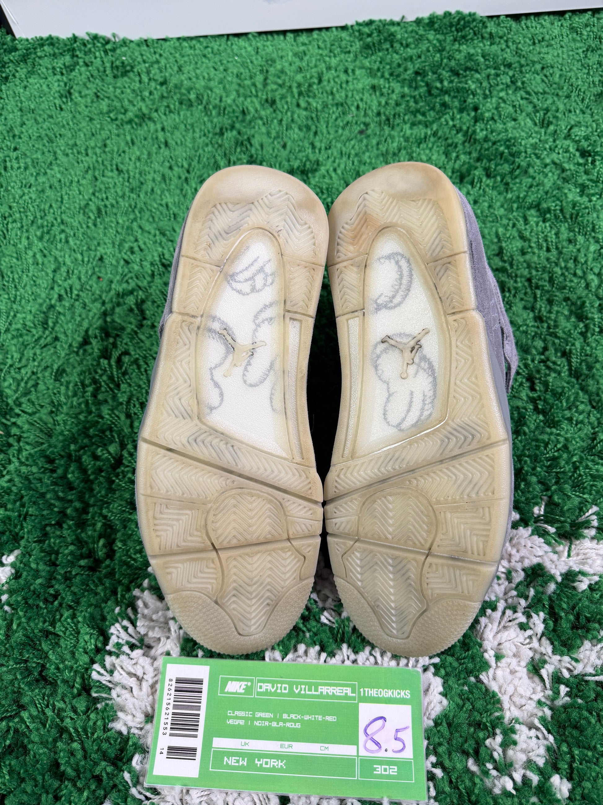 Jordan 4 Kaws Grey - Size 8.5