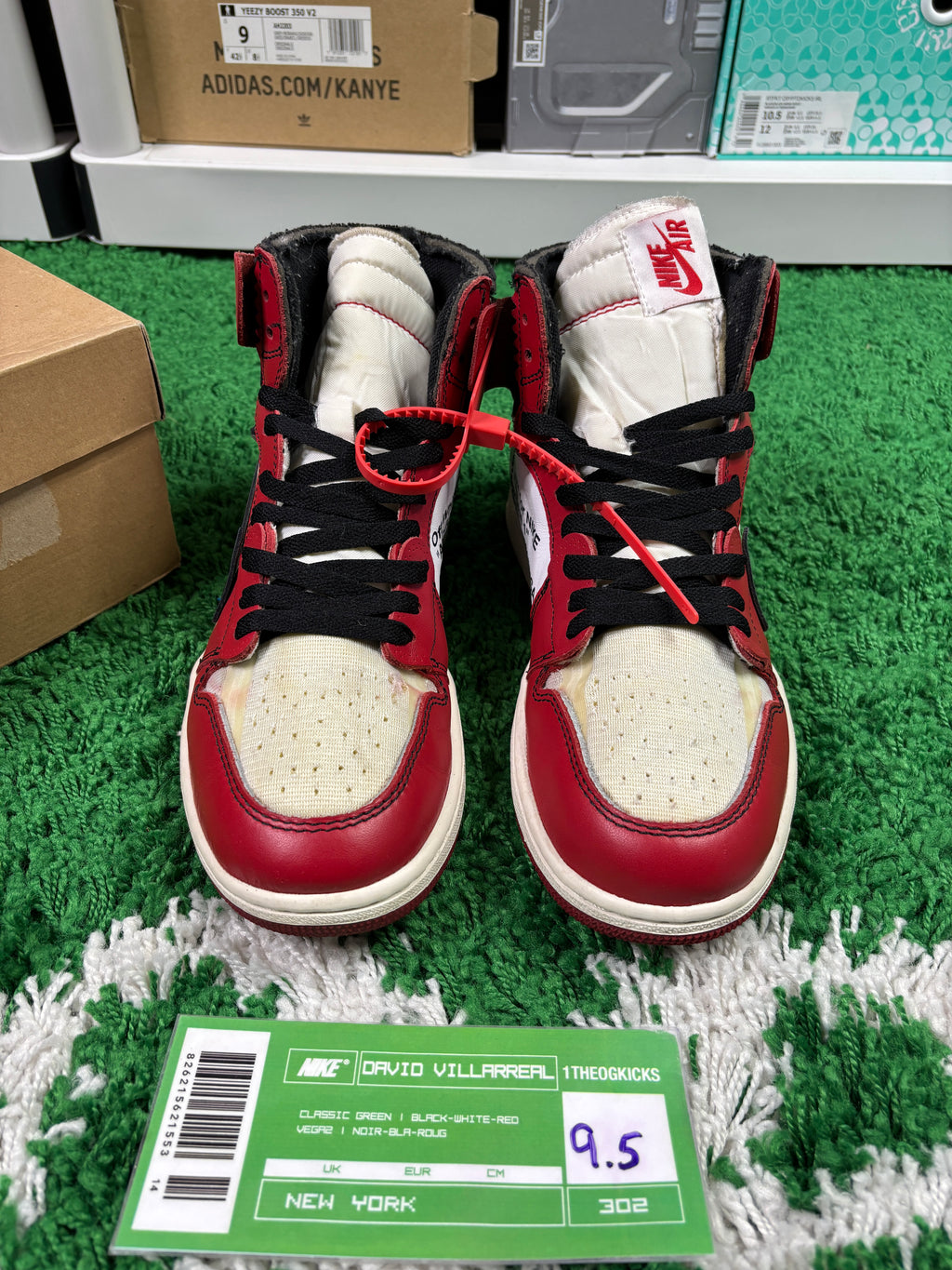 Jordan 1 OFF WHITE Chicago- size 9.5