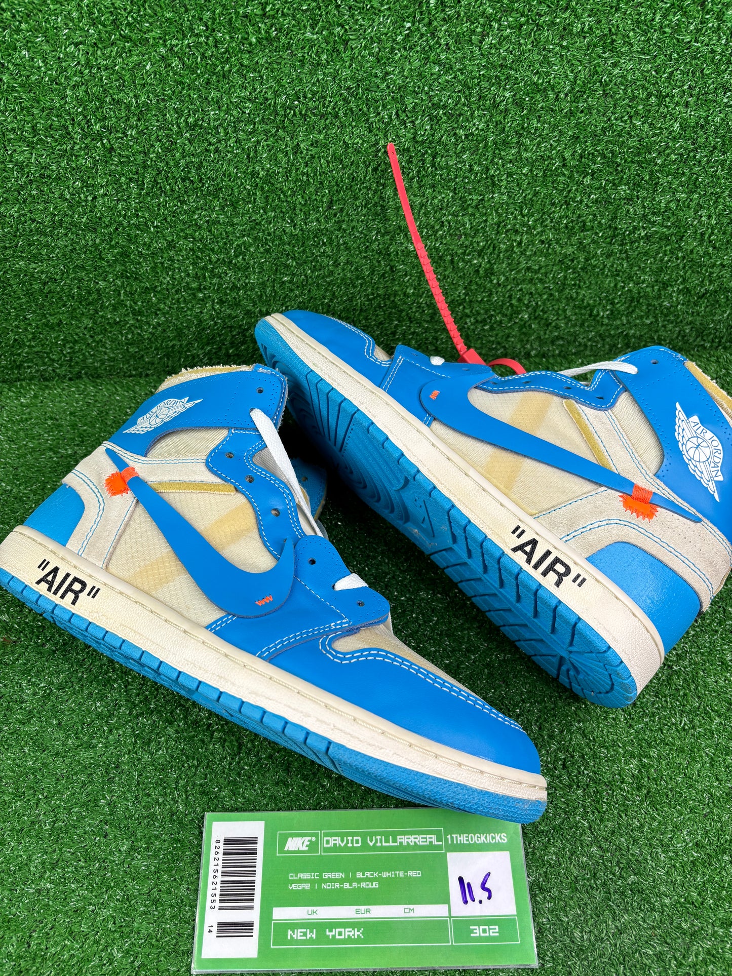 Jordan 1 OFF WHITE UNC - size 11.5