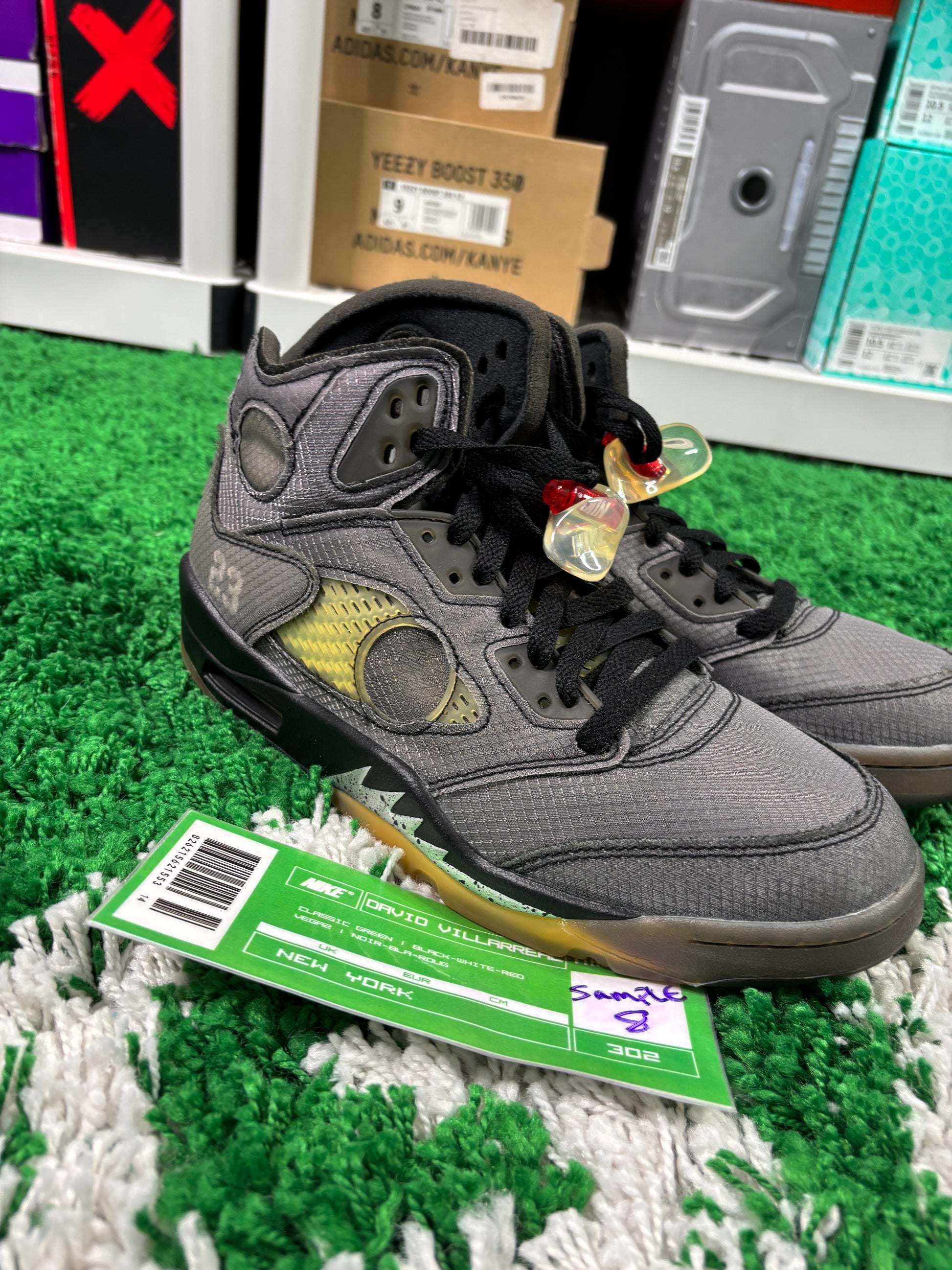 Jordan 5 Off-White Muslin SAMPLE - Size 8