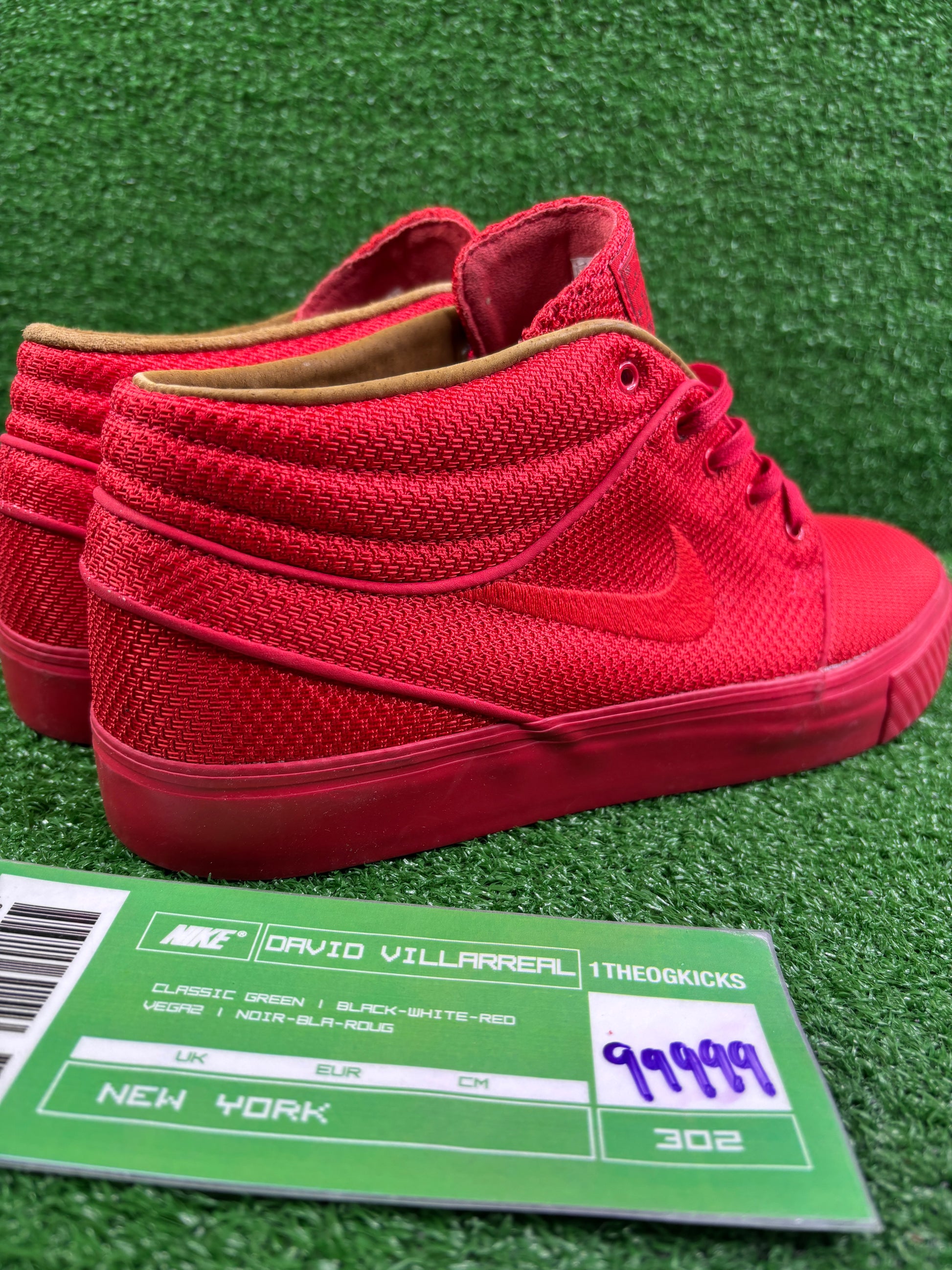 Nike Sb Stefan Janoski Tonal Red Sample - Size 9