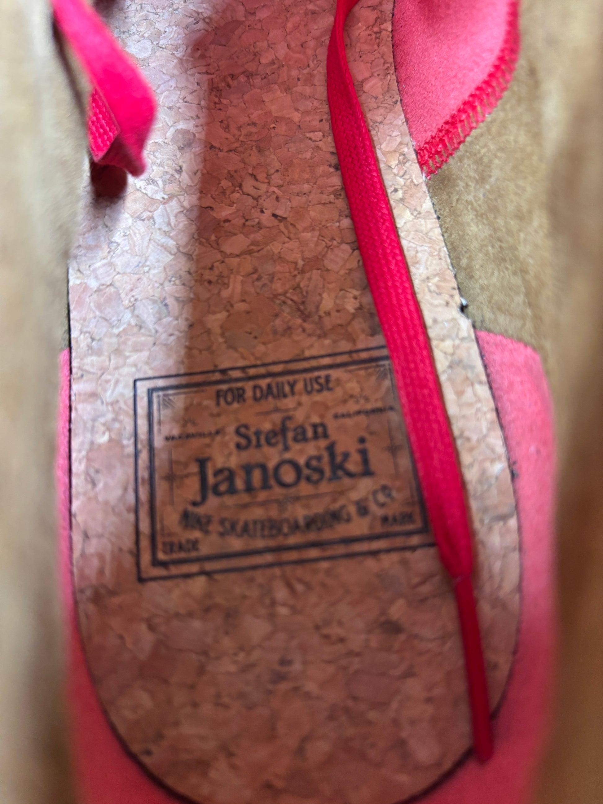 Nike Sb Stefan Janoski Tonal Red Sample - Size 9