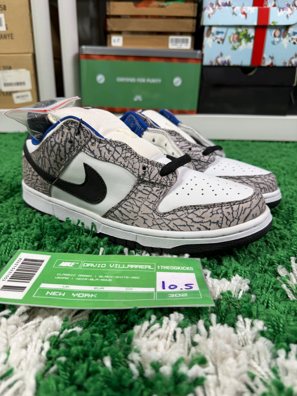 Nike Sb White Supreme Lows - Size 10.5