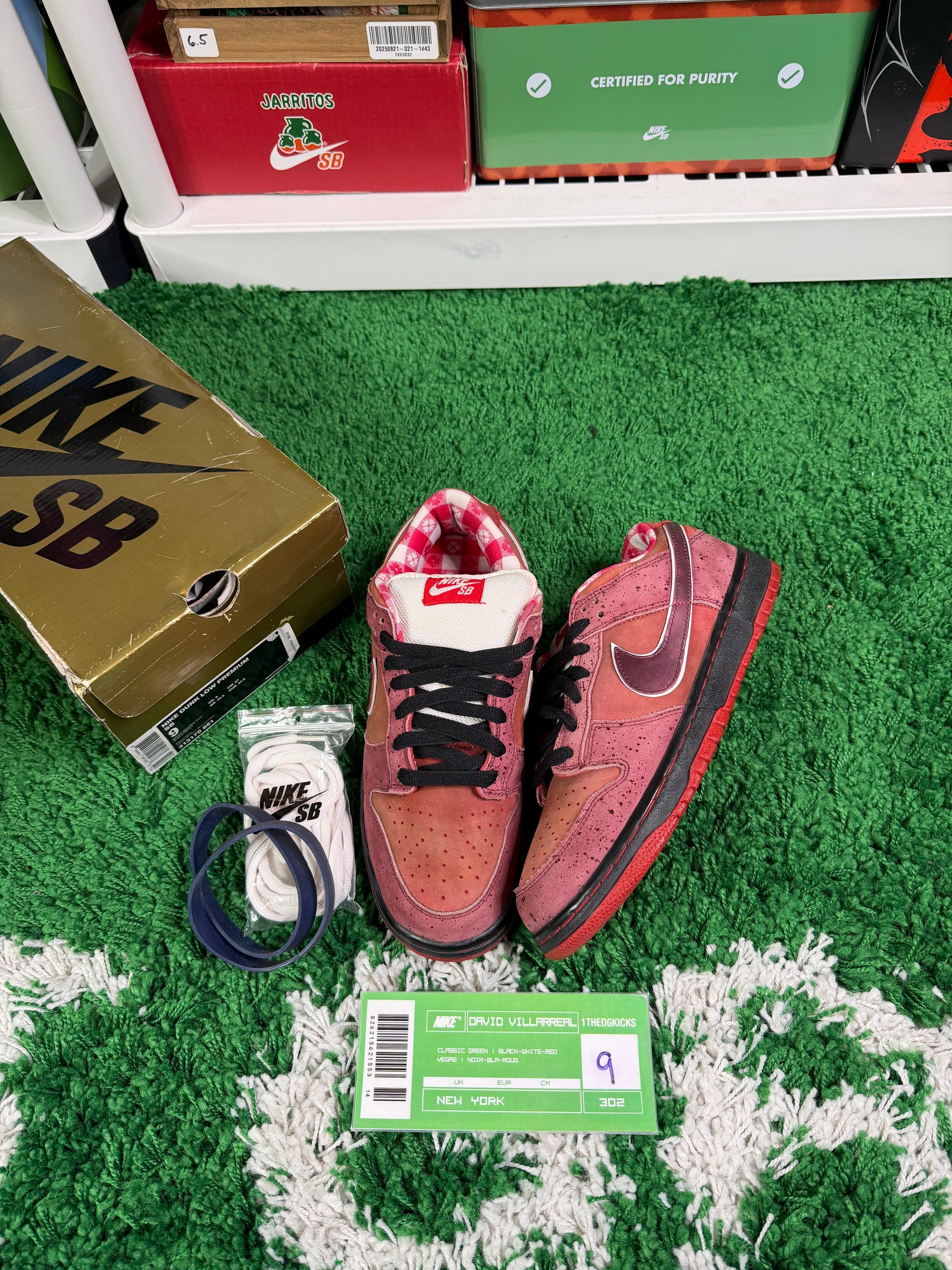 Nike Sb Red Lobsters - Size 9