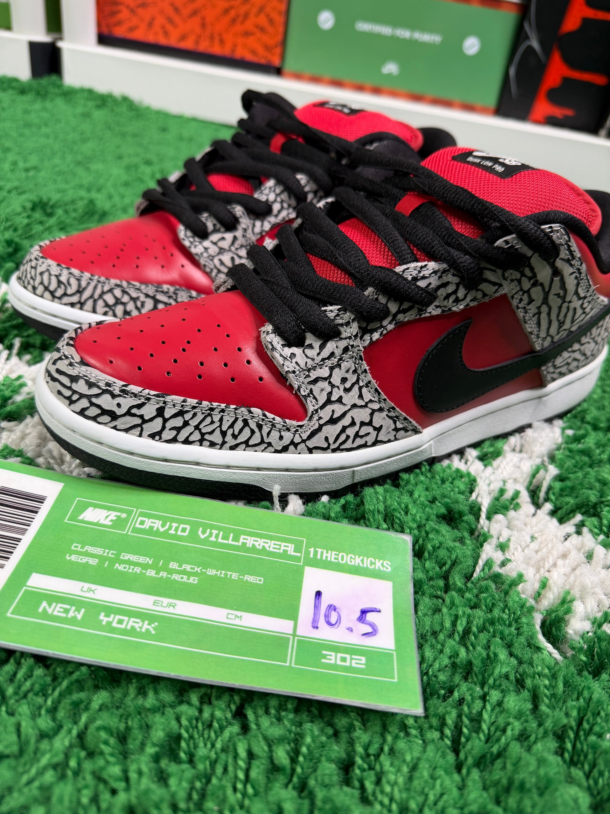 Nike Sb Red Supreme Lows - Size 10.5