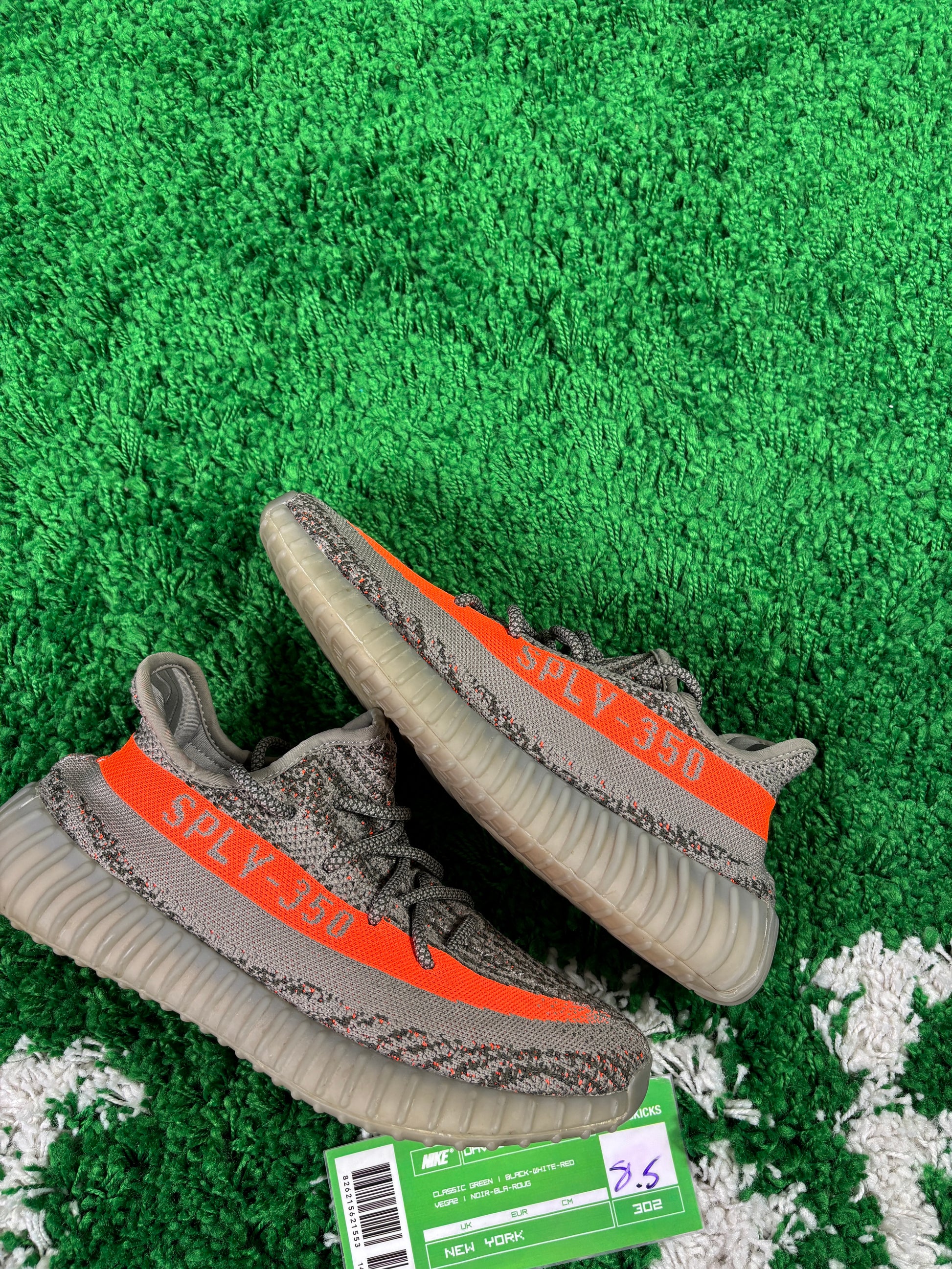 Yeezy Boost 350 V2 'Beluga Reflective' - Size 8.5