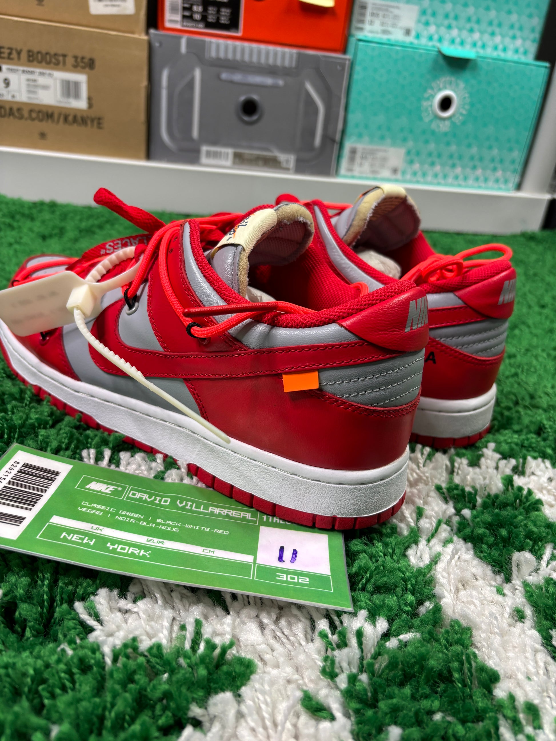 Nike Dunk Off-White University Red - Size 11