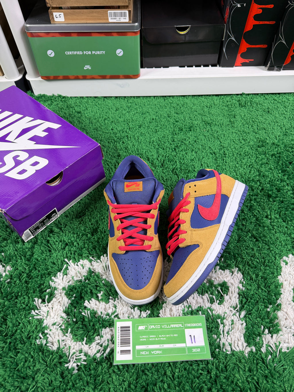 Nike Sb Reverse Papa Bear Lows - Size 11