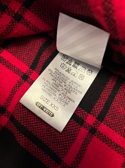 Off-White 13 red flannel - Size XXS