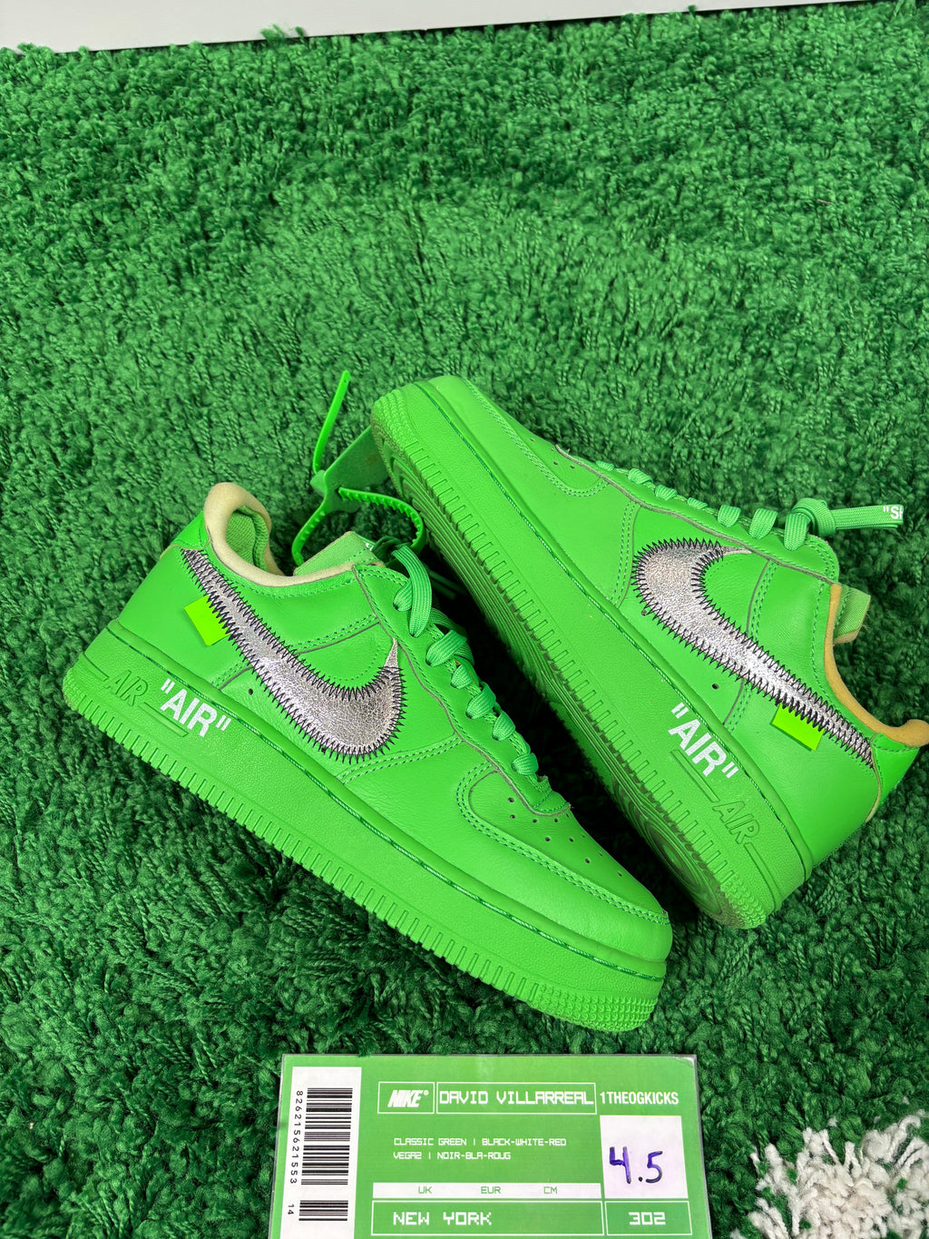 Air Force 1 Off White Brooklyn - Size 4.5