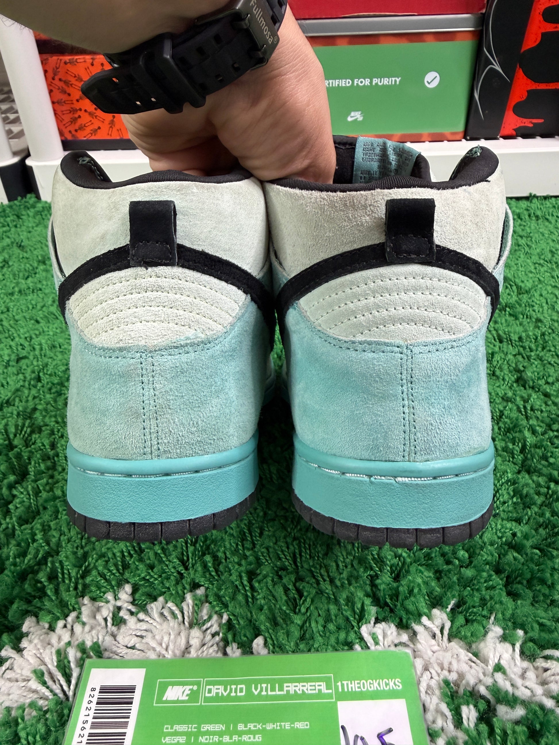 Nike Sb Sea Crystal Highs - Size 10