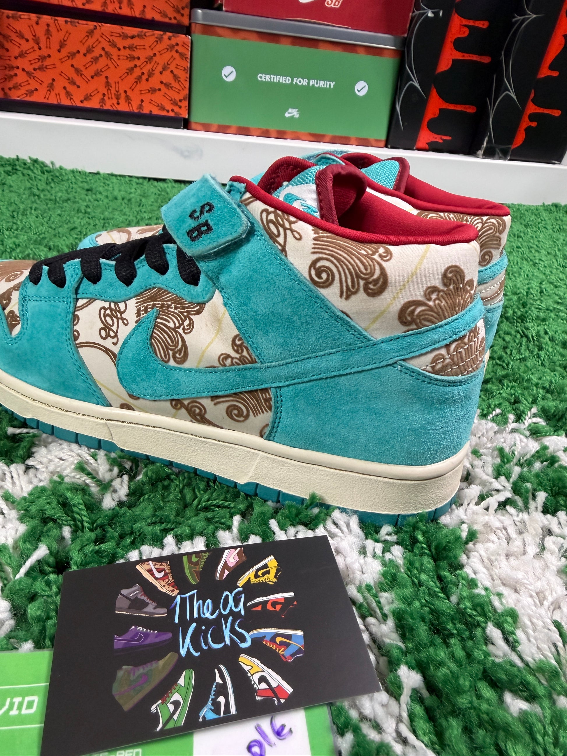 Nike Sb Peacock Sample - Size 9