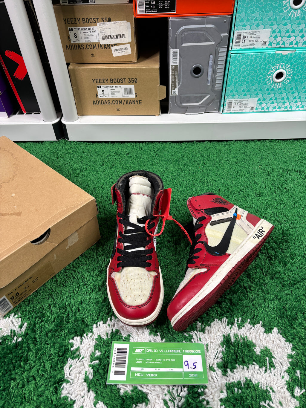 Jordan 1 OFF WHITE Chicago- size 9.5