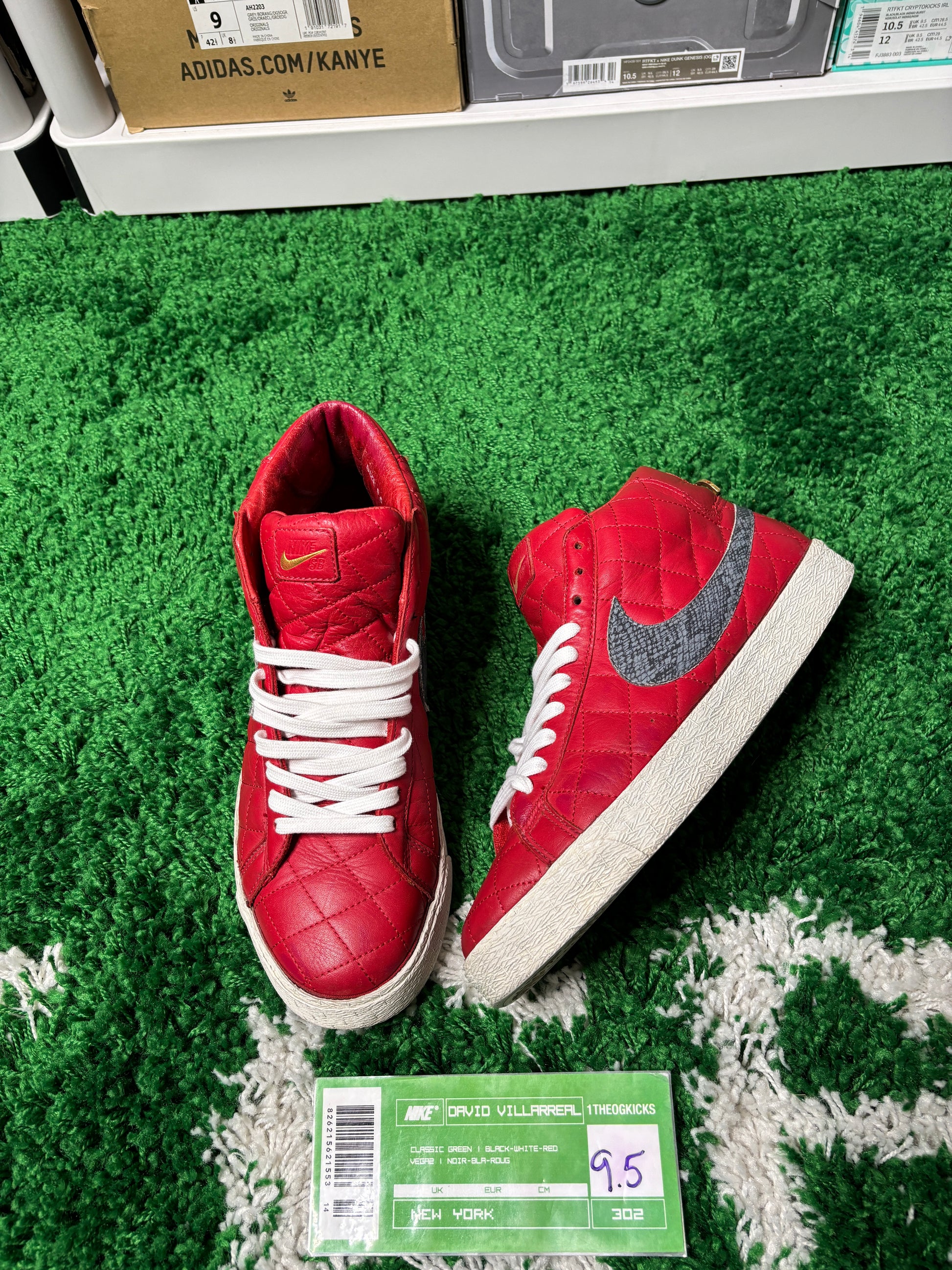 Nike Sb Red Supreme Blazer - Size 9.5
