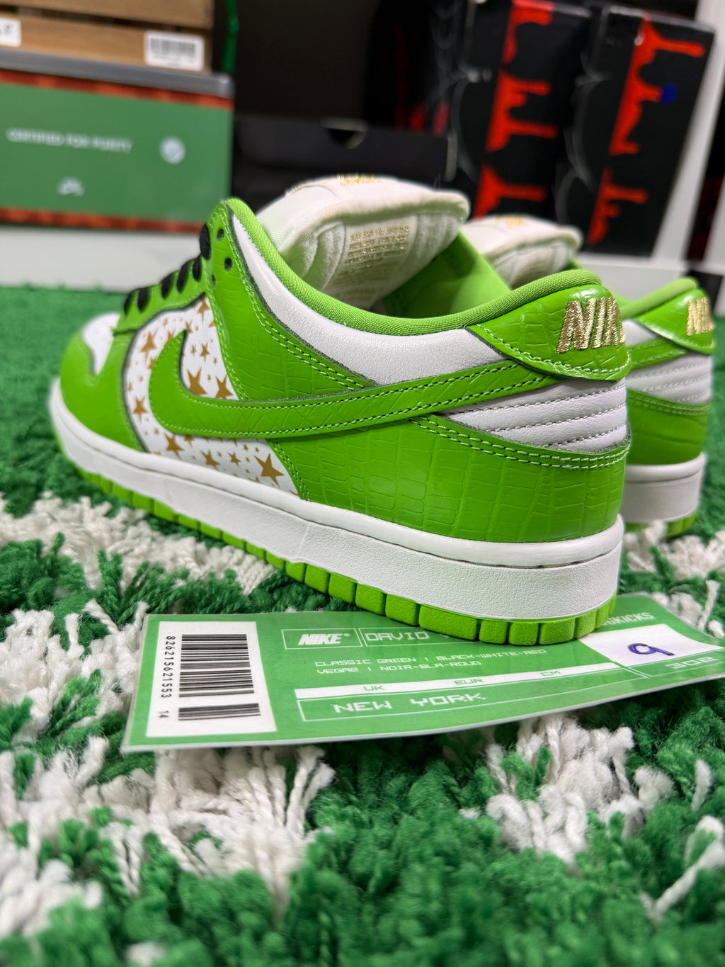 Nike Sb Supreme Mean Green's - Size 9