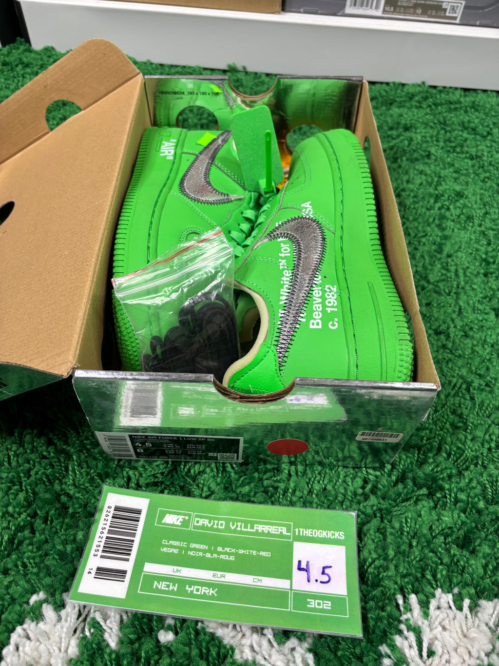 Air Force 1 Off White Brooklyn - Size 4.5