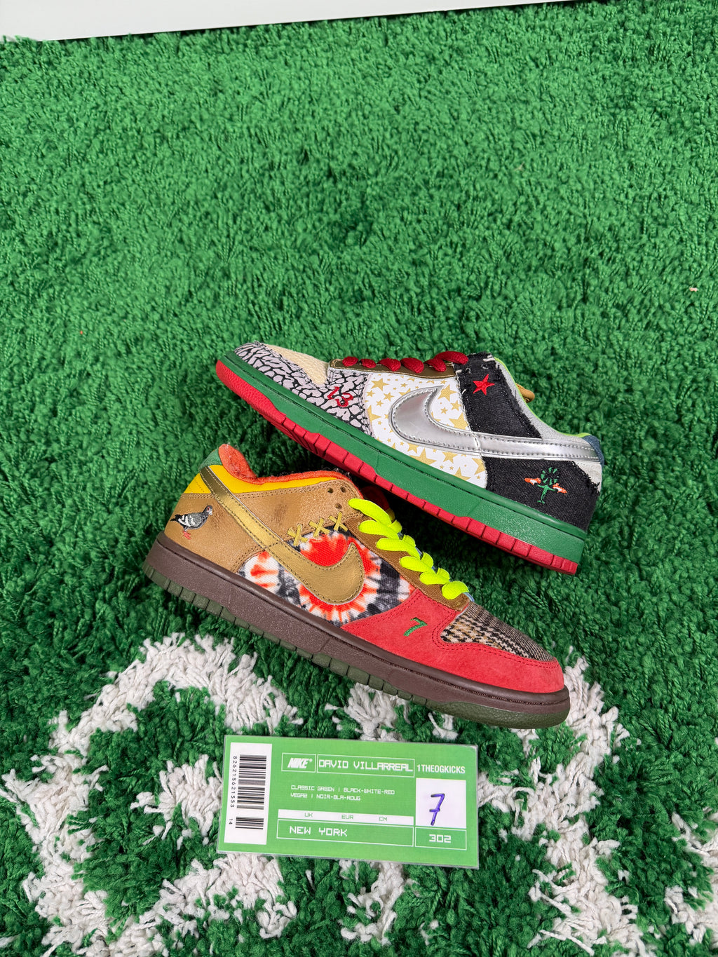 Nike Sb What The Dunks - Size 7