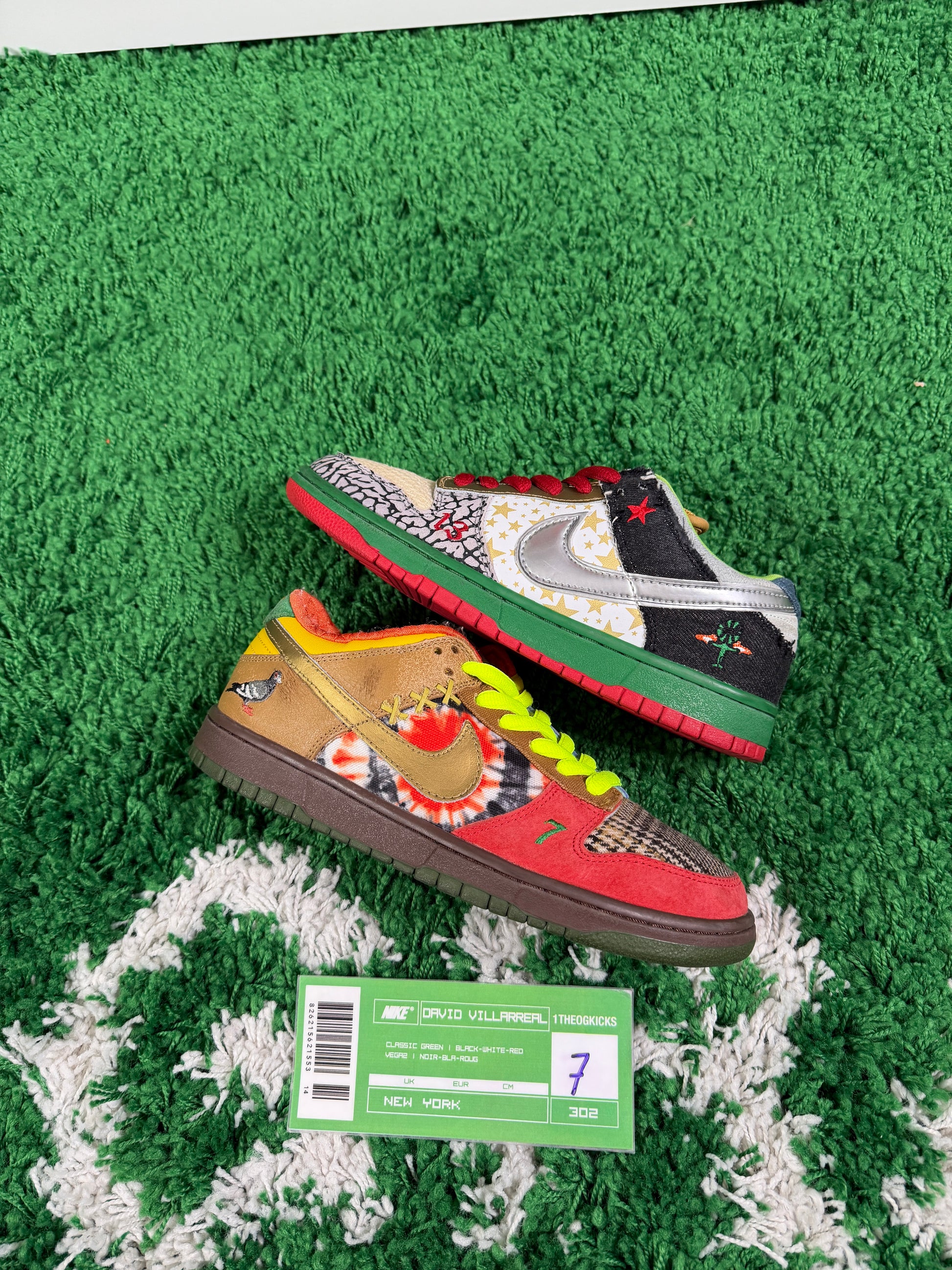 Nike Sb What The Dunks - Size 7