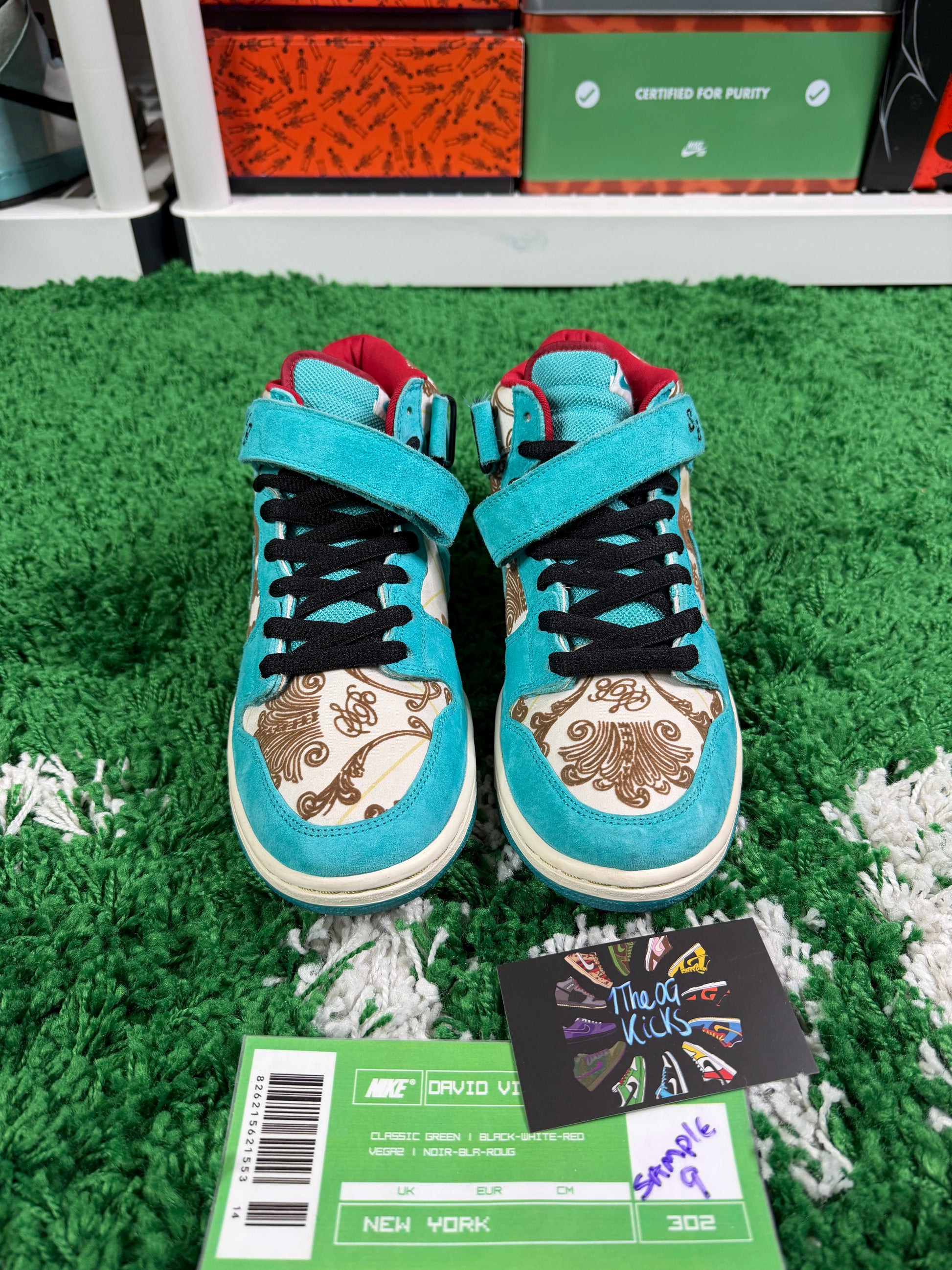 Nike Sb Peacock Sample - Size 9