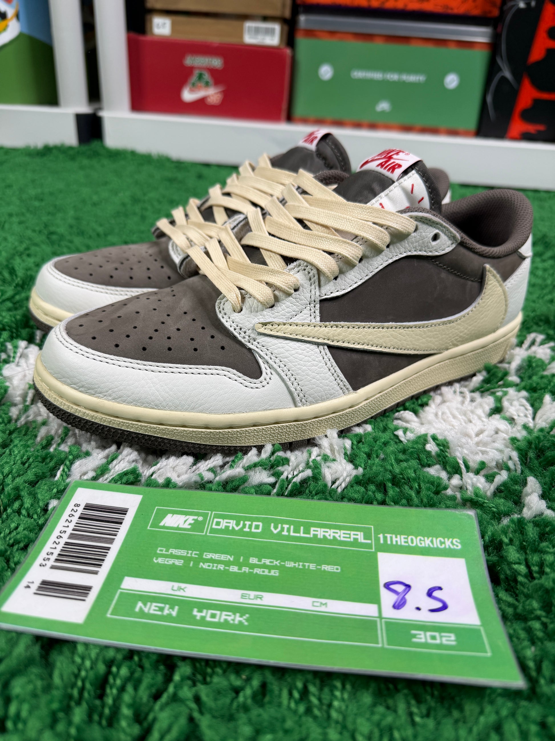 Jordan 1 Low Travis Scott Reverse Mocha - Size 8.5